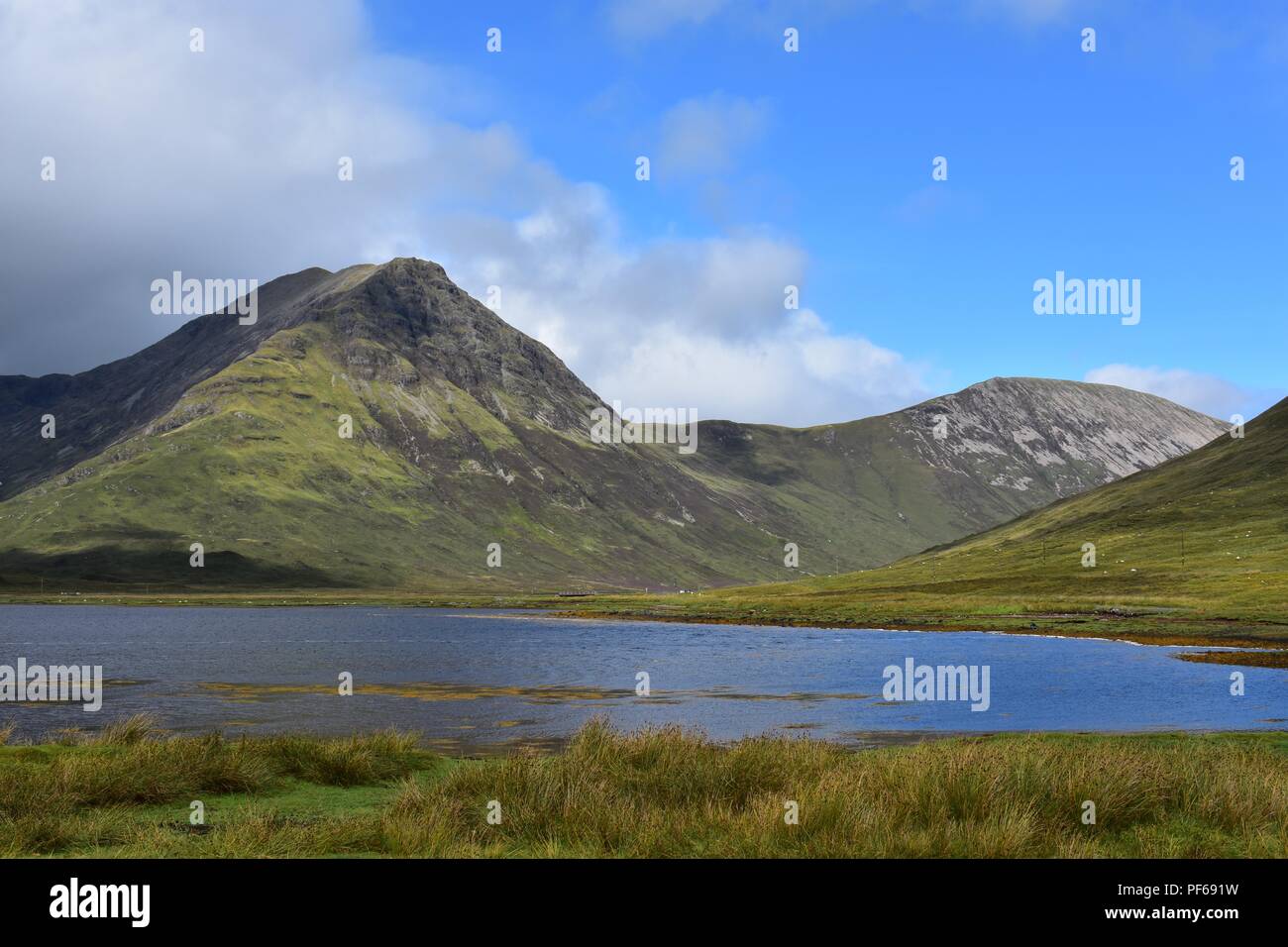 Blick auf Loch Slapin, Isle of Skye, Schottland Stockfoto