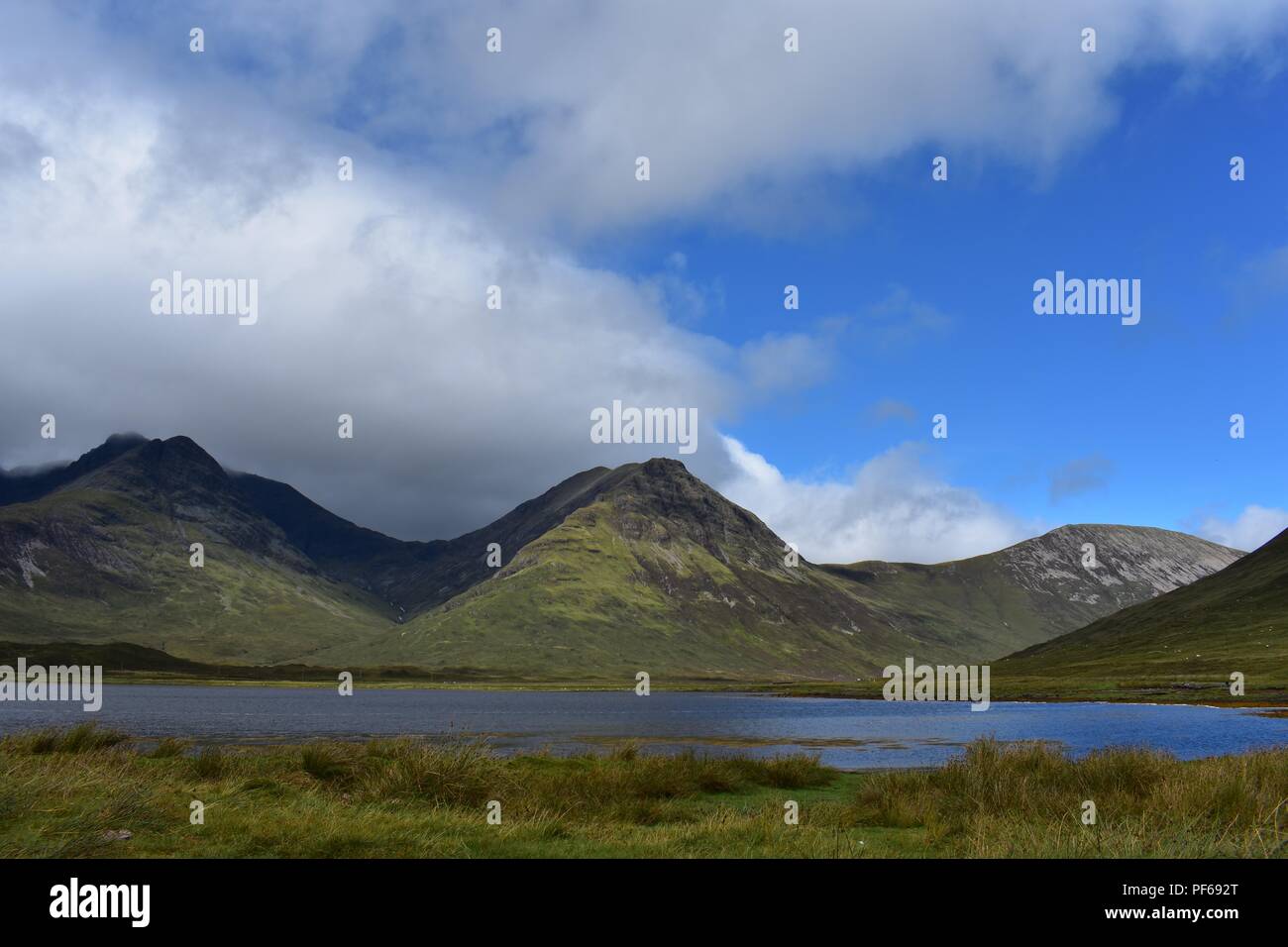 Blick auf Loch Slapin, Isle of Skye, Schottland Stockfoto