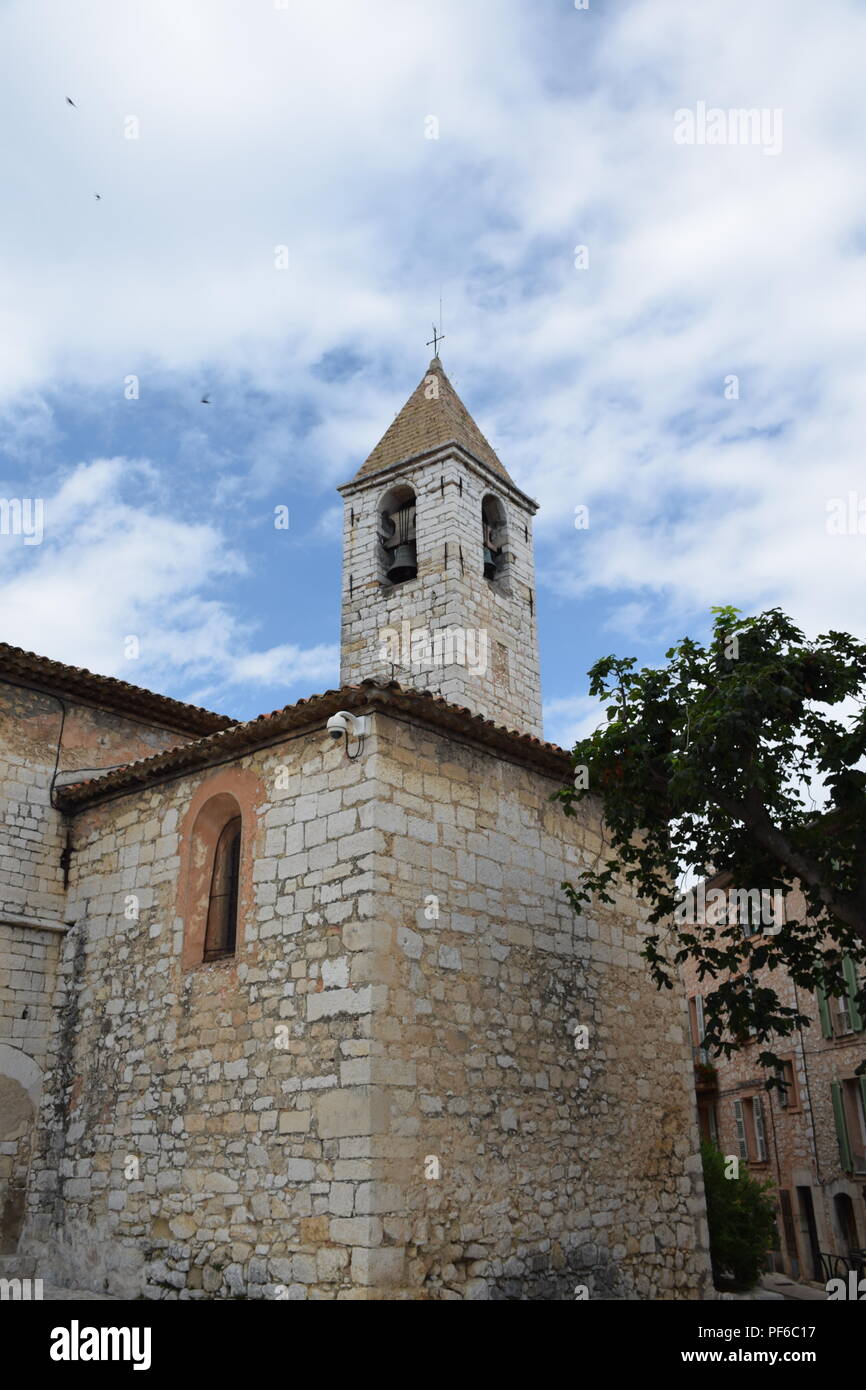 Ansichten und street Szenen aus dem Dorf Tourettes-Sur-Loup, Provence, Frankreich Stockfoto