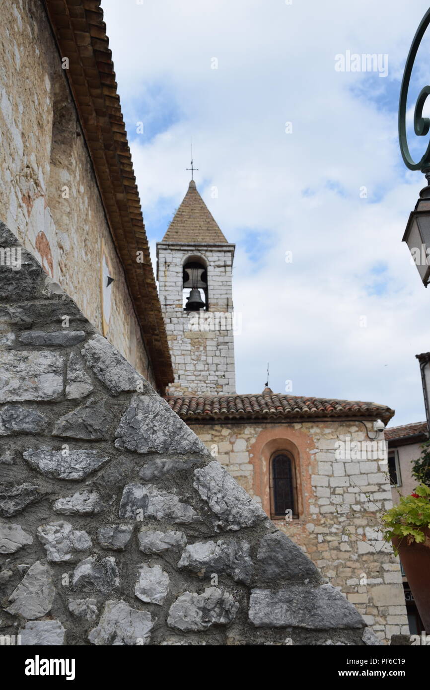Ansichten und street Szenen aus dem Dorf Tourettes-Sur-Loup, Provence, Frankreich Stockfoto