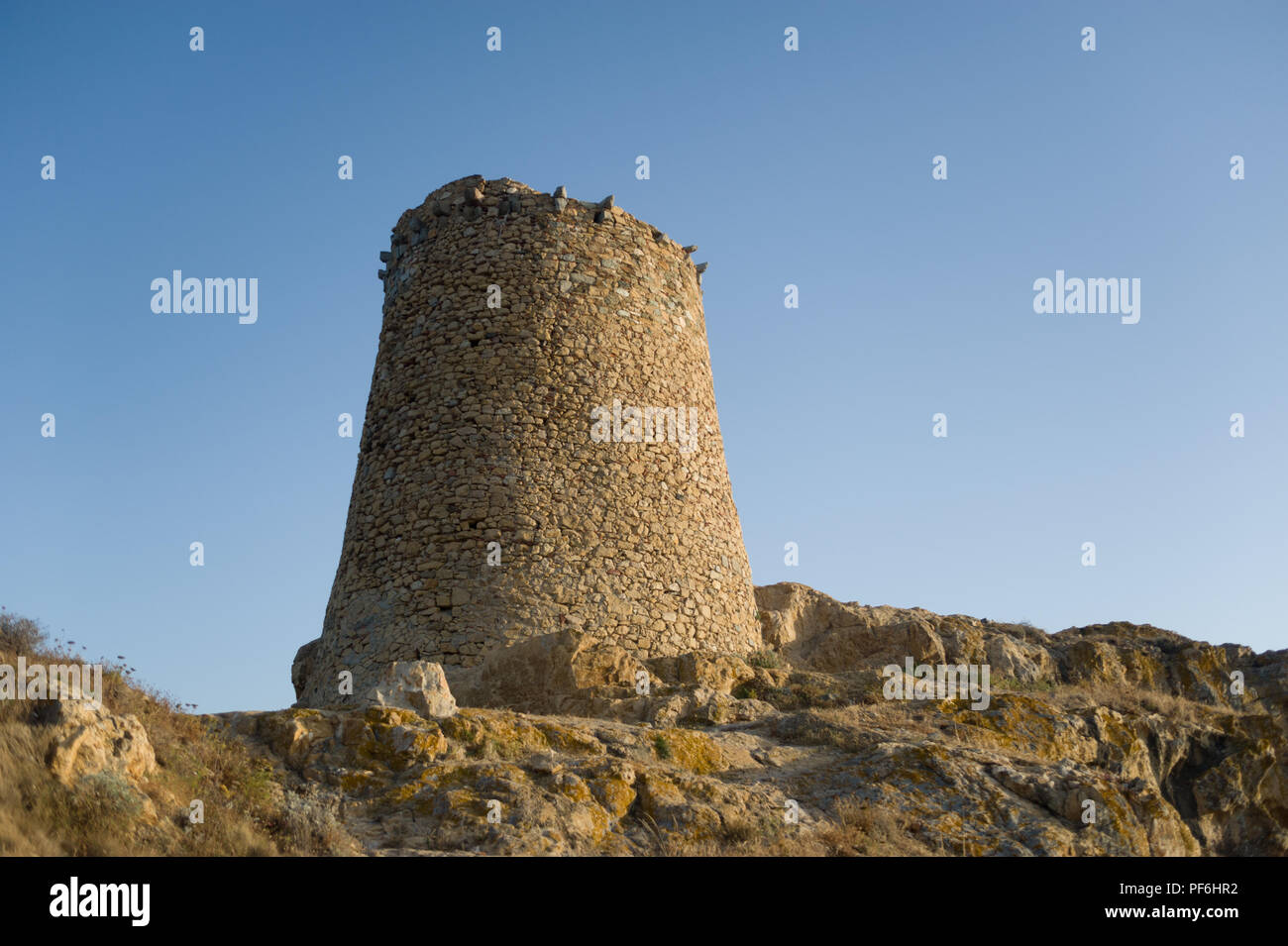 La Tour Genoise, L'Île-Rousse, Korsika, Frankreich, Europa Stockfoto