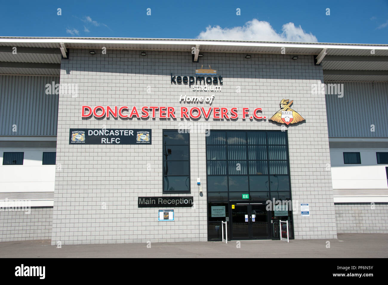 Doncaster Doncaster South Yorkshire Keepmoat Stadion Stockfoto
