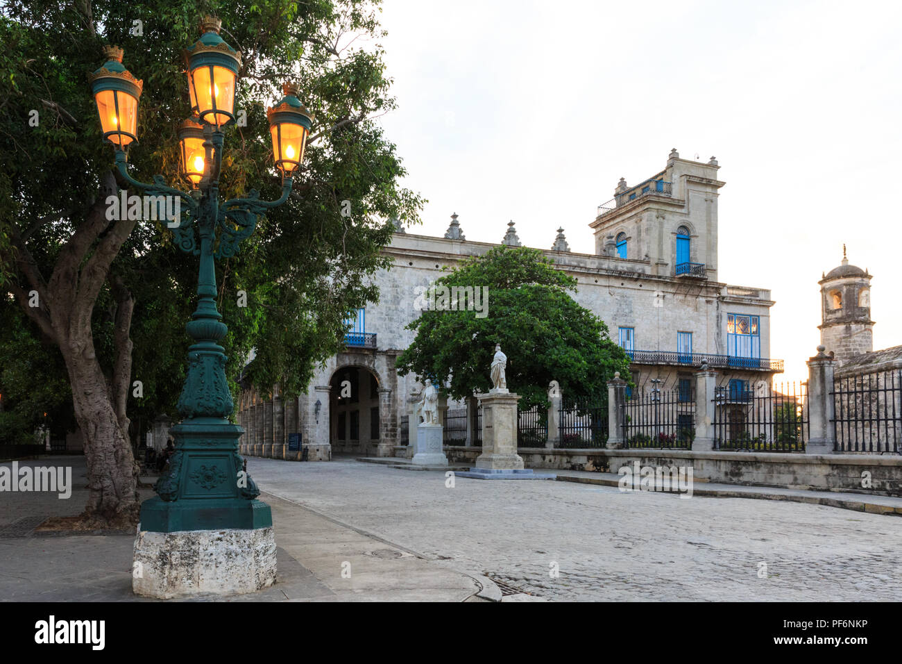 Palacio del Segundo Cabo Museum und Kulturzentrum außen in Habana Vieja, Havanna, Kuba Stockfoto