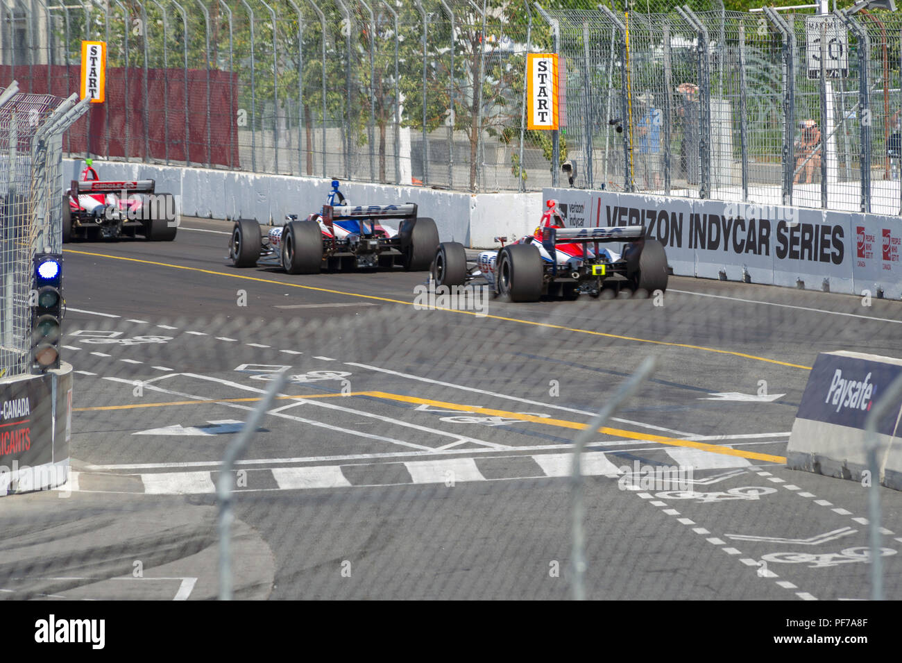 Indy Car Race Day in Toronto Stockfoto