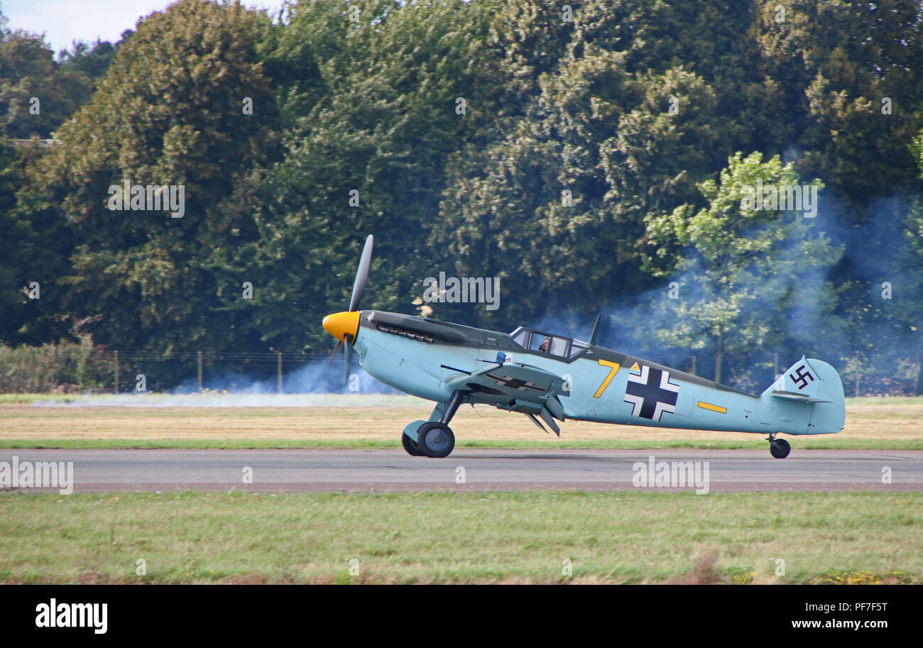 Die Hispano Aviación HA -1109. Biggin Hill. England Stockfoto