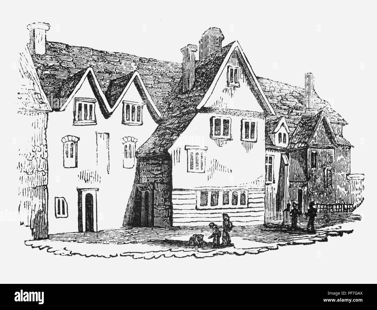 Der King's School ist die älteste kontinuierlich arbeitende Schule in der Welt gedacht, in 597 AD gegründet worden. Die Schule war ursprünglich eine mittelalterliche Kathedrale Schule sagte während der Spätantike, ein Jahrhundert nach dem Fall des römischen Reiches im Westen, von Augustinus von Canterbury gegründet wurde der "Apostel der Deutschen" und einer der Gründer der englischen Kirche und zählt damit zu den weltweit ältesten bestehenden Schule betrachtet haben. Wenn die Auflösung der Klöster trat in der Regierungszeit von König Heinrich VIII., wurde die Schule neu gegründet als der King's School, Canterbury, unter den Eigentümern Stockfoto