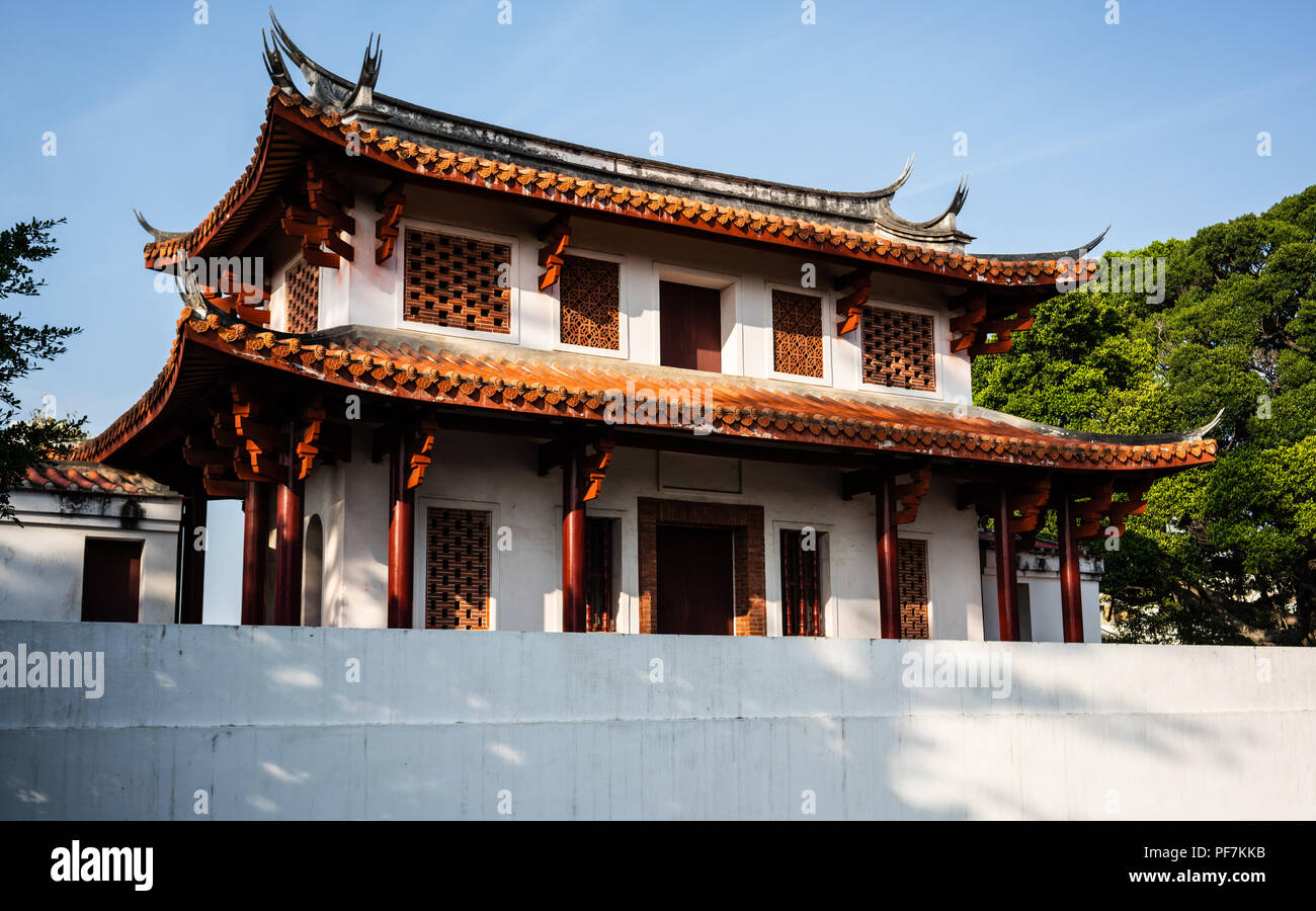 Blick auf Grand South Gate Hauptturm des alten Süden Bezirk Tainan in Taiwan Stockfoto