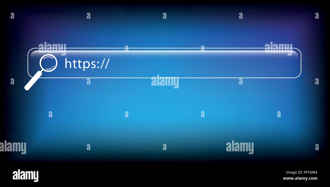 Https-Design Website blue background Vektor EPS Abbildung 10 Stock Vektor