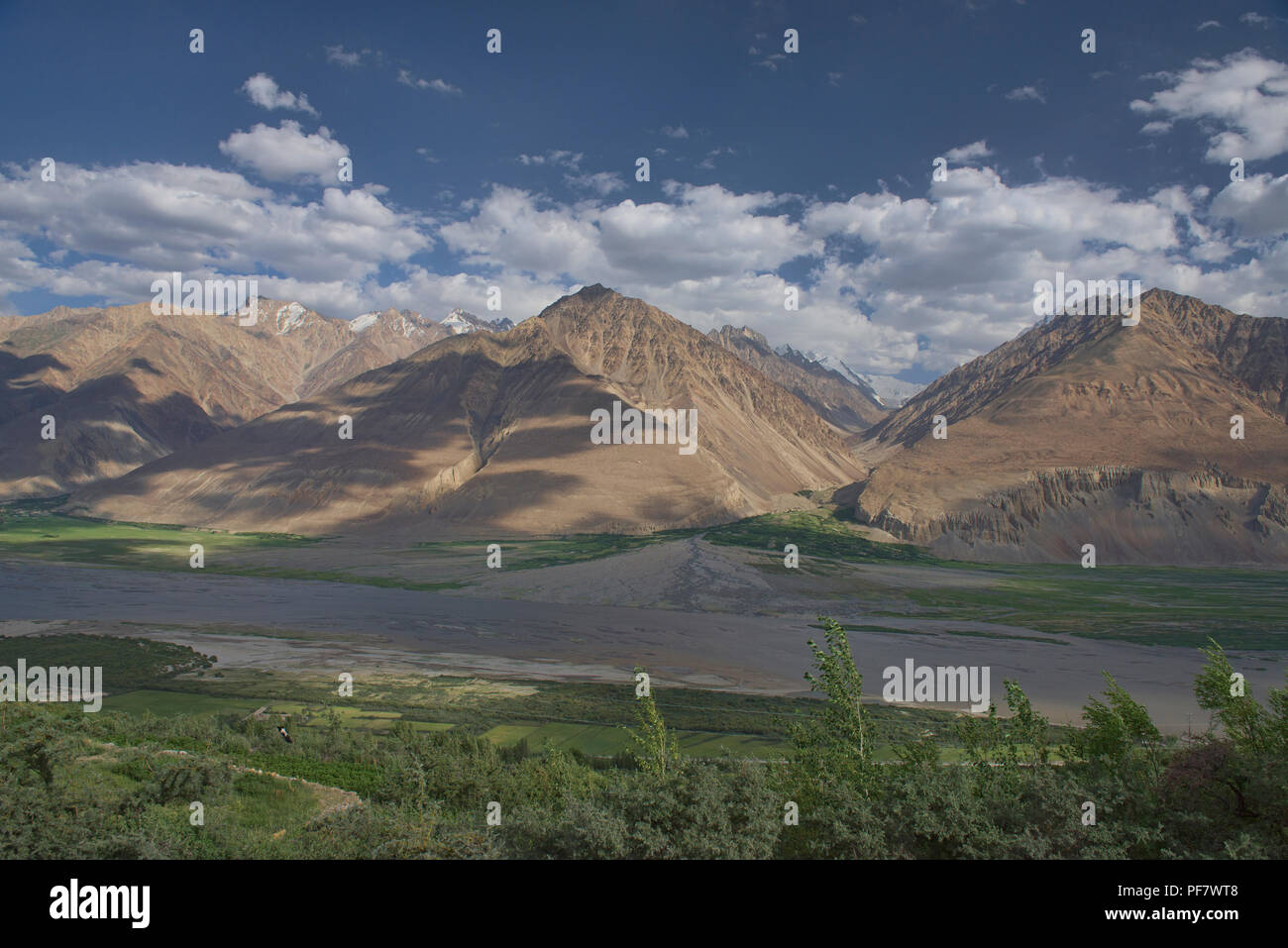 Die wakhan Valley und Afghanistan Hindu Kush, Vikchut, Tadschikistan Stockfoto