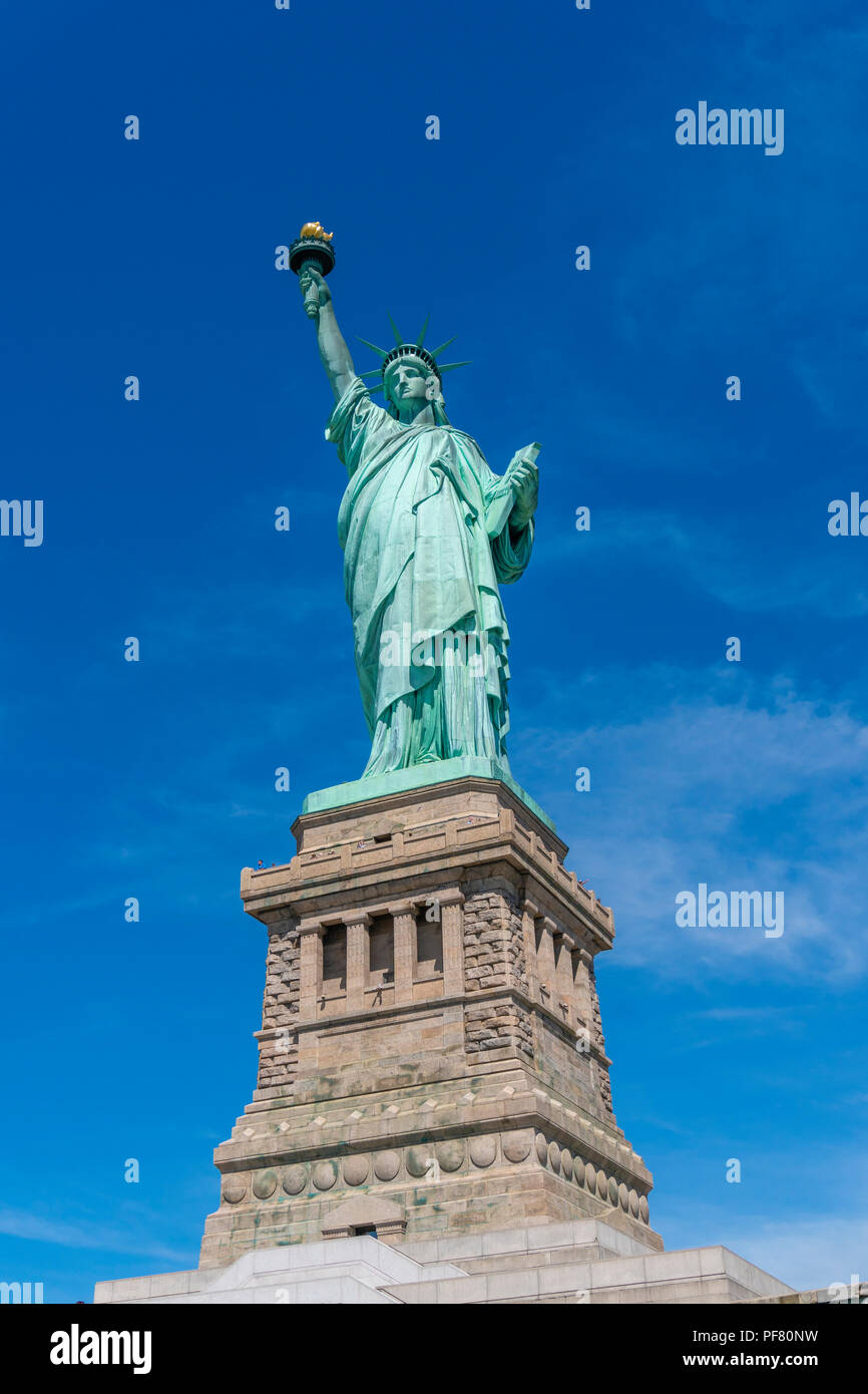 Freiheitsstatue in New York Stockfoto