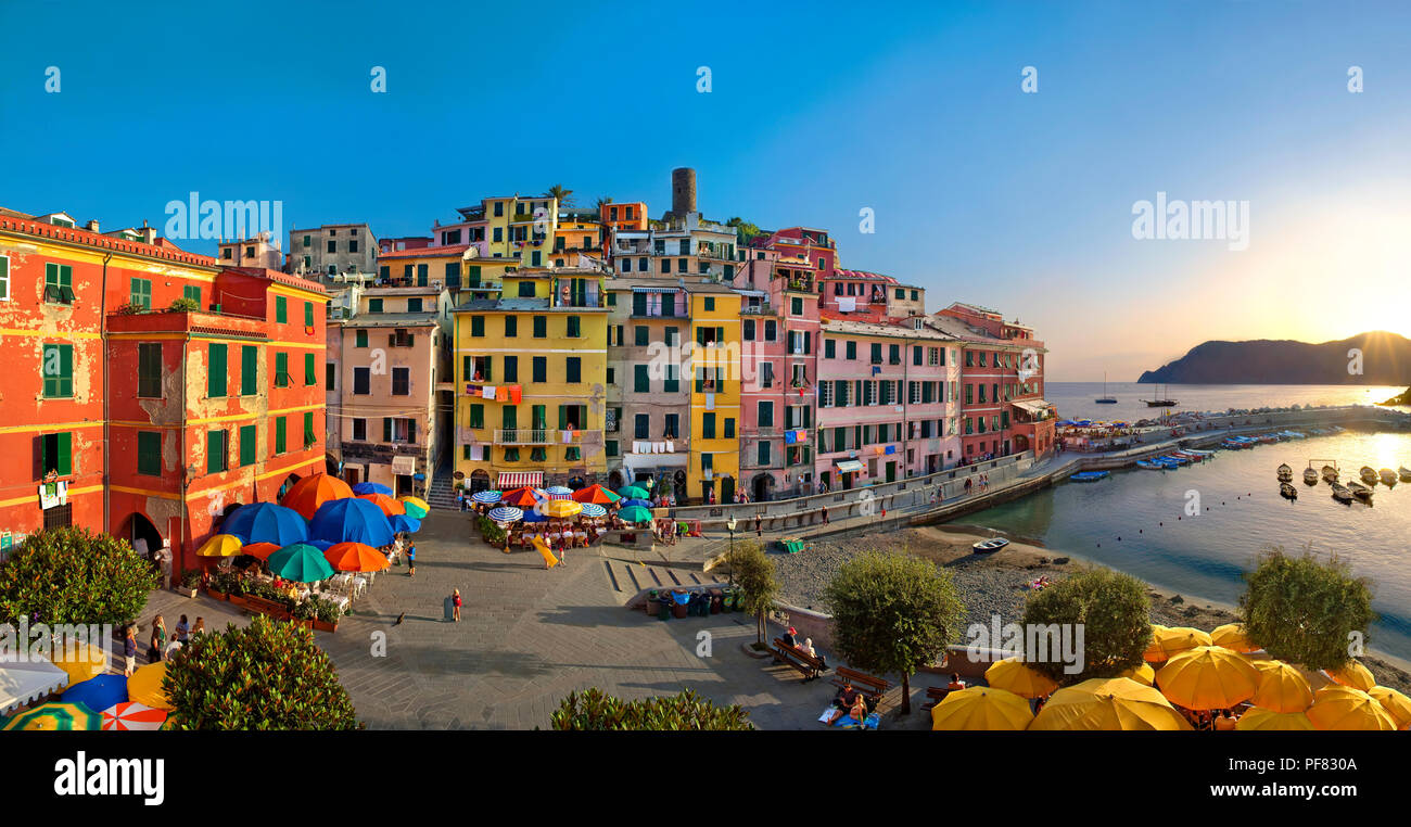 Vernazza, Cinque Terre - Italien 2008 Stockfoto