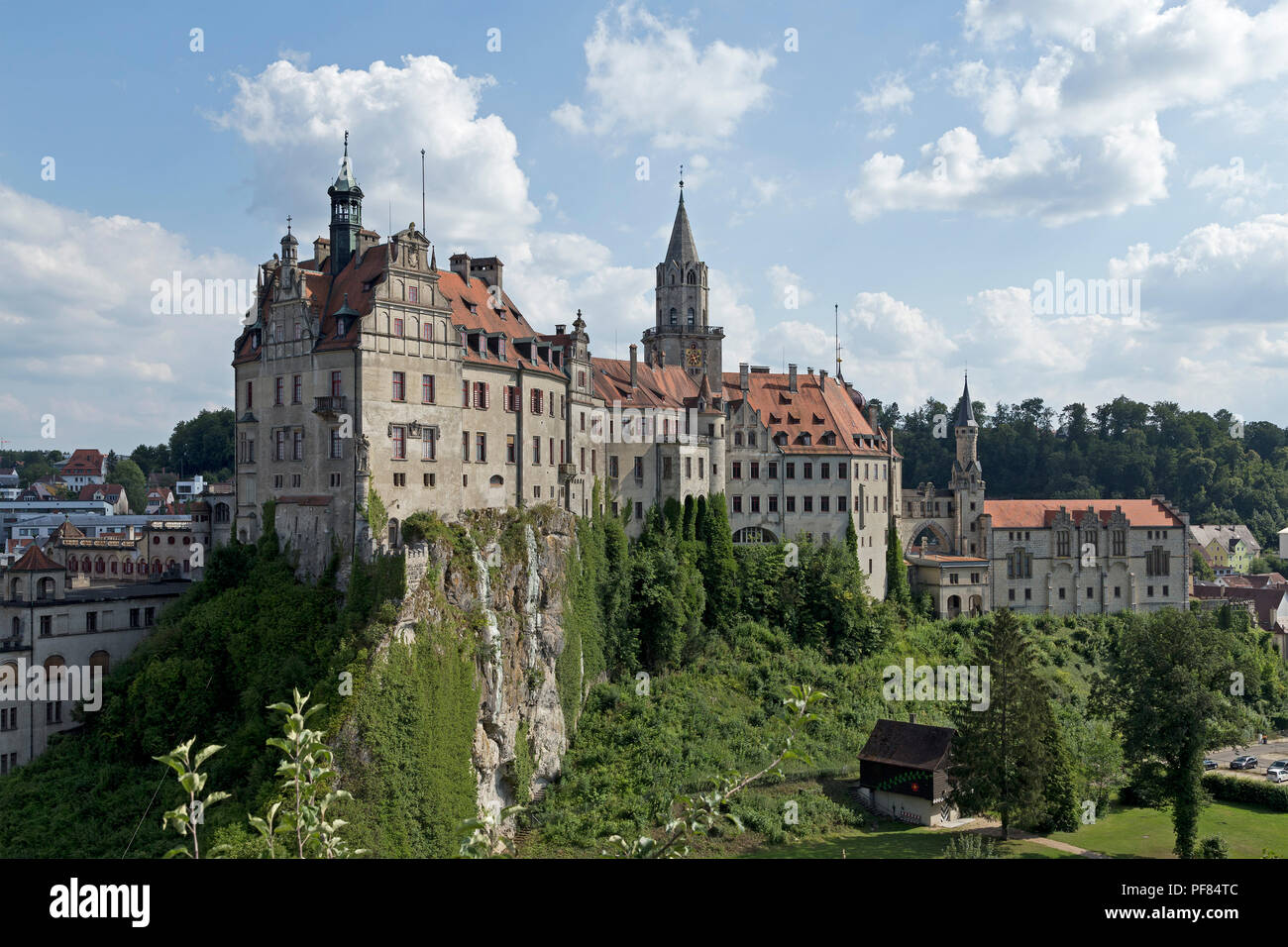 Schloss, Sigmaringen, Baden-Württemberg, Deutschland Stockfoto