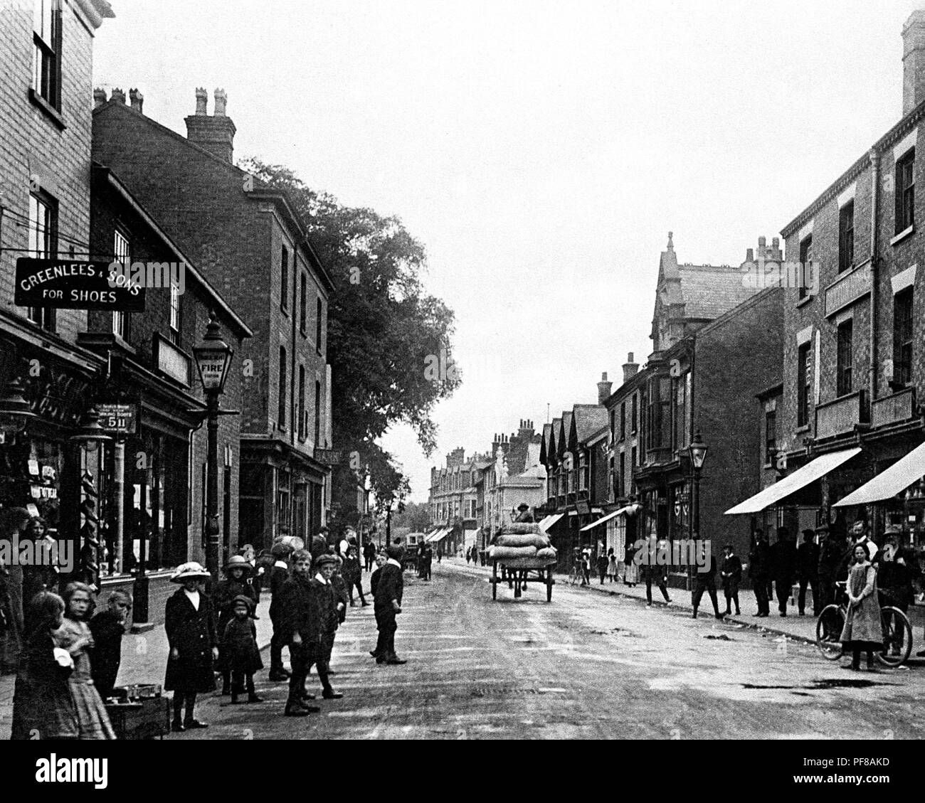 High Road, Beeston (in der Nähe von Nottingham), 1900 Stockfoto