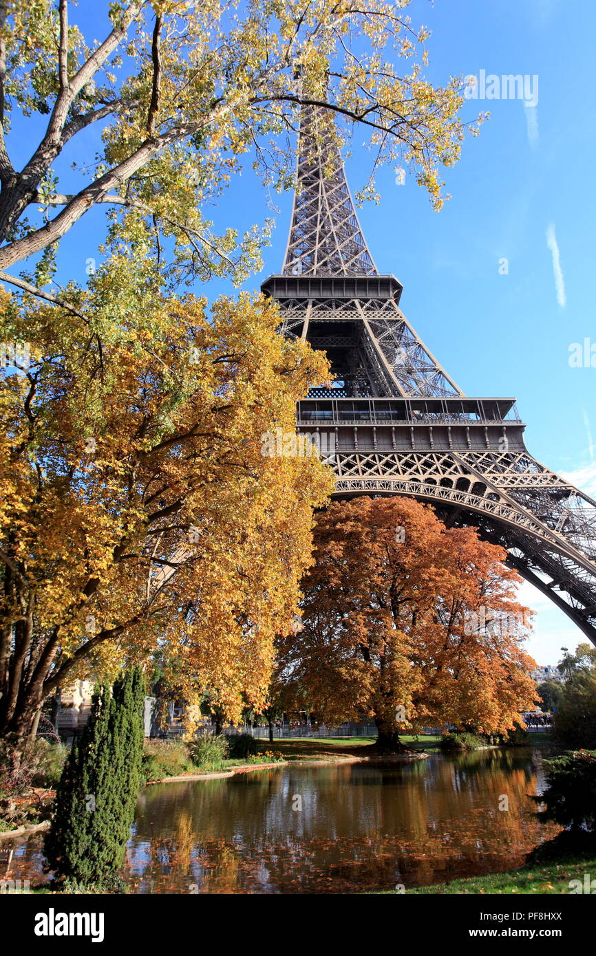 Paris, Eiffelturm, Ile de France, 75, Frankreich Stockfoto