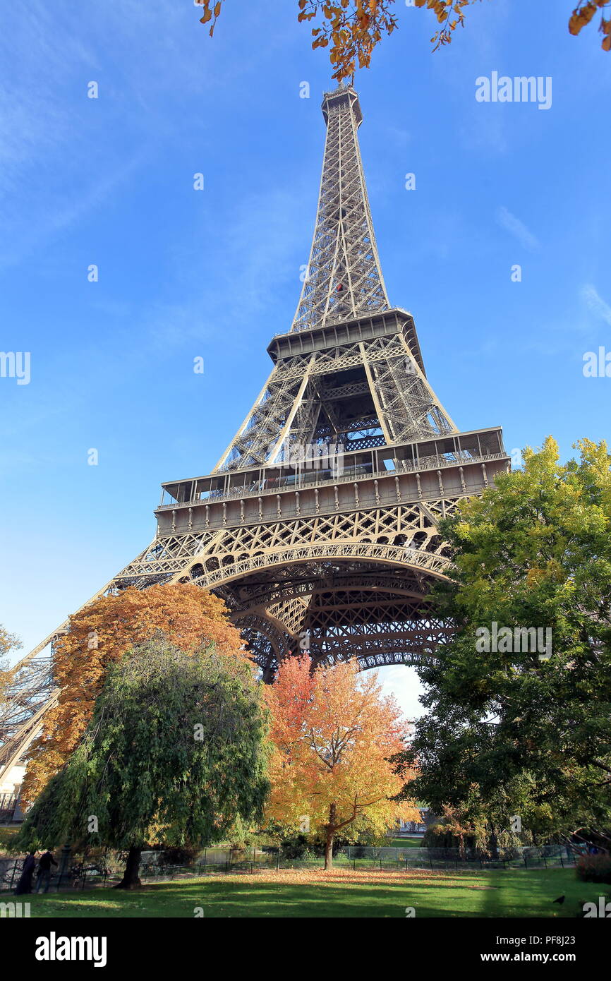 Paris, Eiffelturm, Ile de France, 75, Frankreich Stockfoto