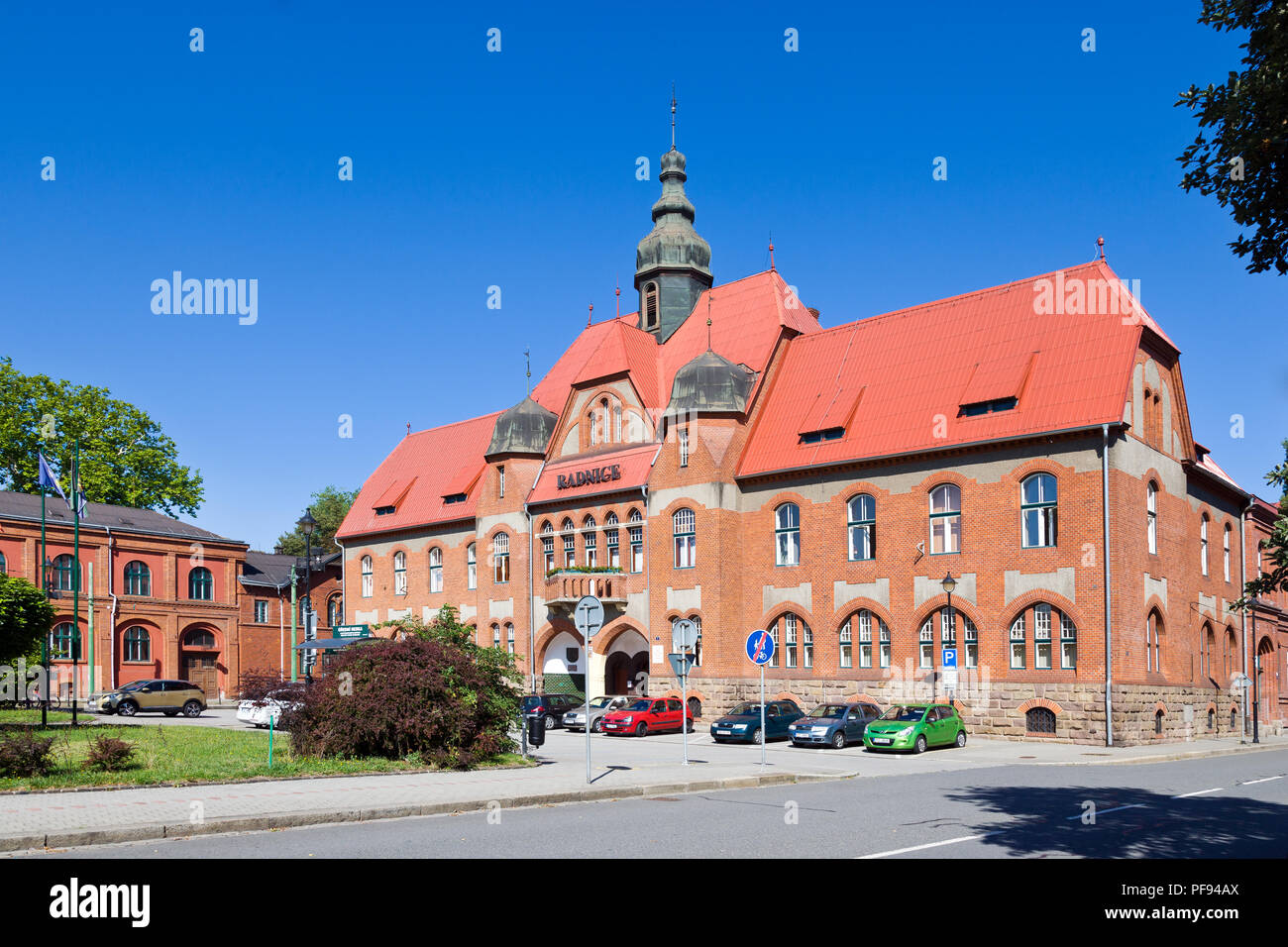 Radnice, Vítkovice, Ostrava, Moravskoslezský kraj, Česká republika/Rathaus, Vitkovice Ostrava Bezirk, Stadt, Nordmähren, Tschechische Republik Stockfoto