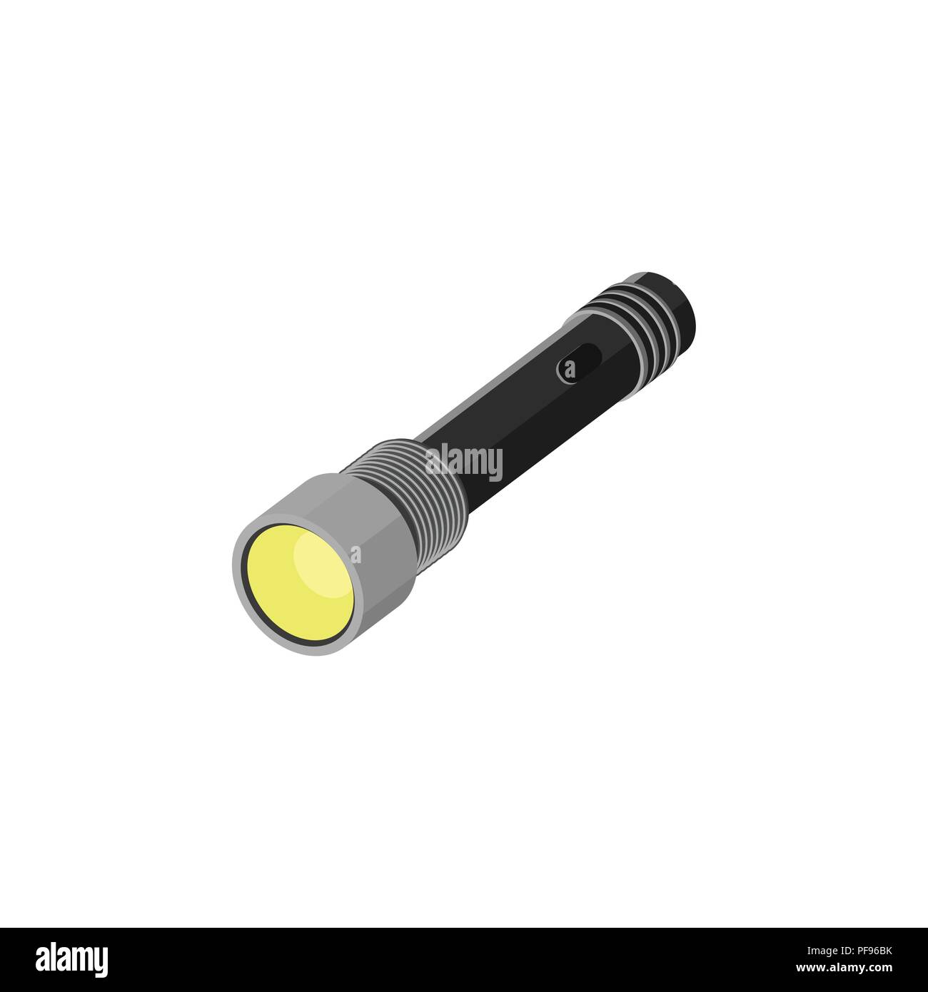 Farbe Vektor Bild. Tasche taschenlampe Symbol auf weißem Hintergrund Stock Vektor