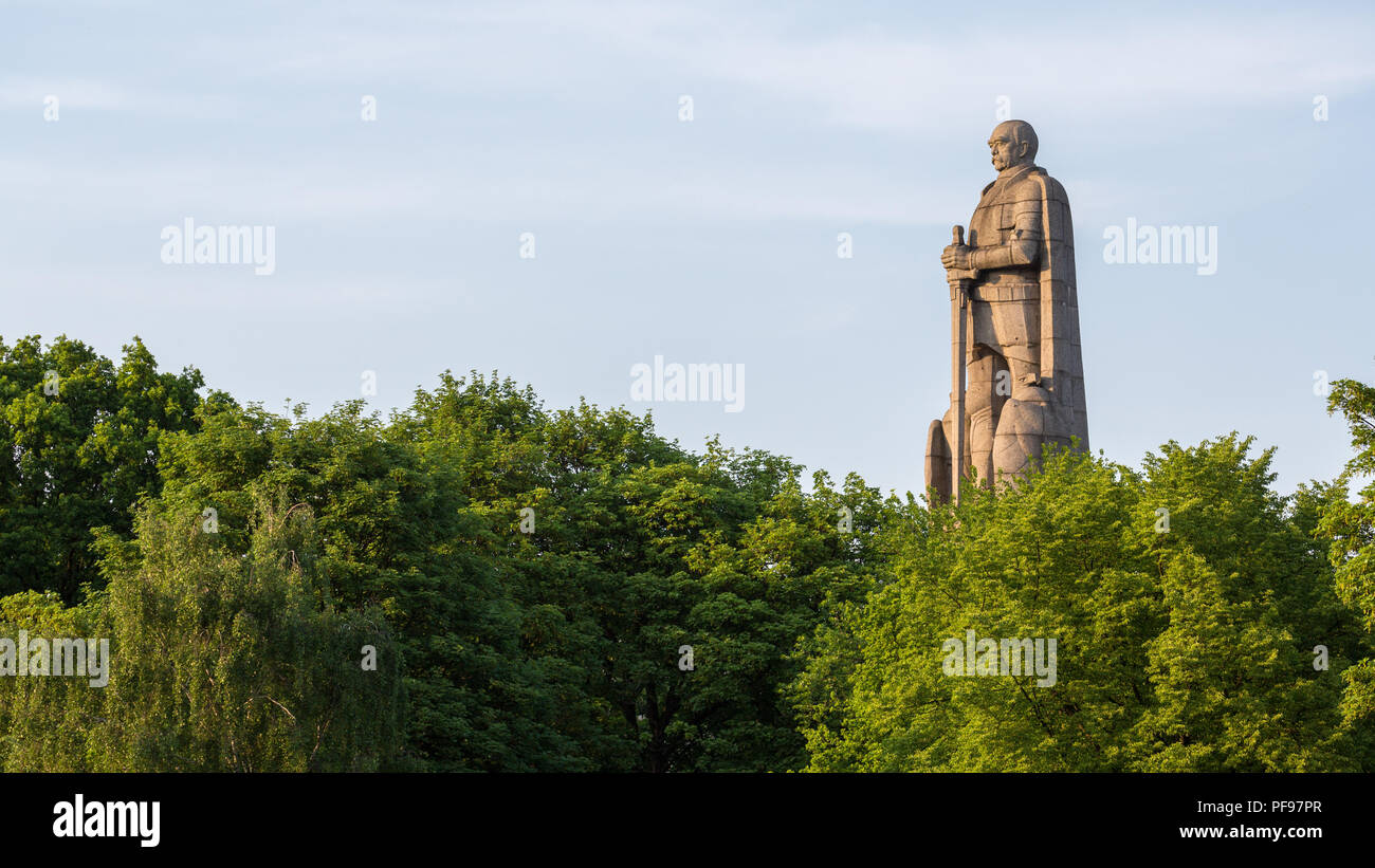 Bismarck Denkmal, Alten Elbpark, Hamburg, Deutschland Stockfoto