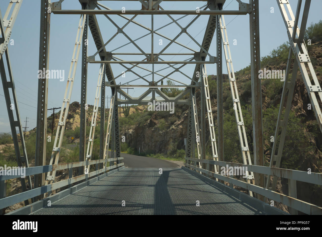 88 Brücke auf der Apache Trail, Arizona, USA Stockfoto