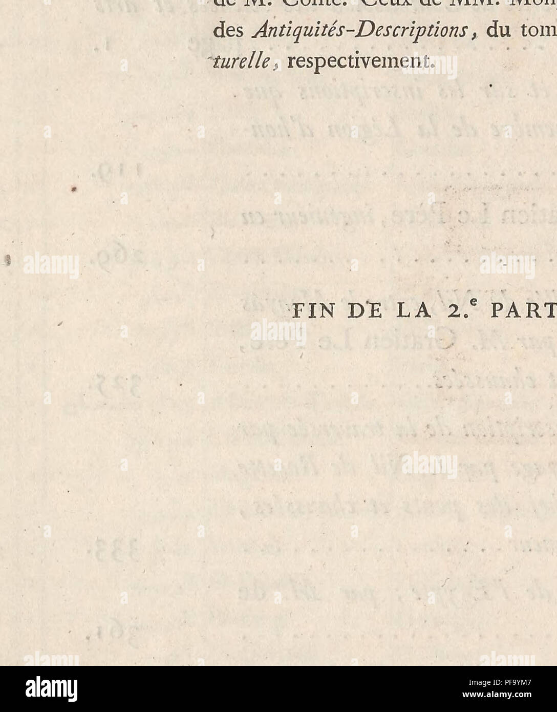 . Beschreibung de l'E? gypte, ou, Recueil des Beobachtungen et des Forschung qui ont e?te? Faites en E? gypte Pendant l'e? xpe? A usgabe de l'Arme? e Franken? aise. Natural History; Wissenschaftliche Expeditionen, Musik. . Bitte beachten Sie, dass diese Bilder sind von der gescannten Seite Bilder, die digital für die Lesbarkeit verbessert haben mögen - Färbung und Aussehen dieser Abbildungen können nicht perfekt dem Original ähneln. extrahiert. Frankreich. Kommission des sciences et arts d'Egypte; Napoleon I., Kaiser der Franzosen, 1769-1821; Jomard, M. (Edme-Franc? ois), 1777-1862; Fourier, Jean Baptiste Joseph, Baron, 1. Stockfoto