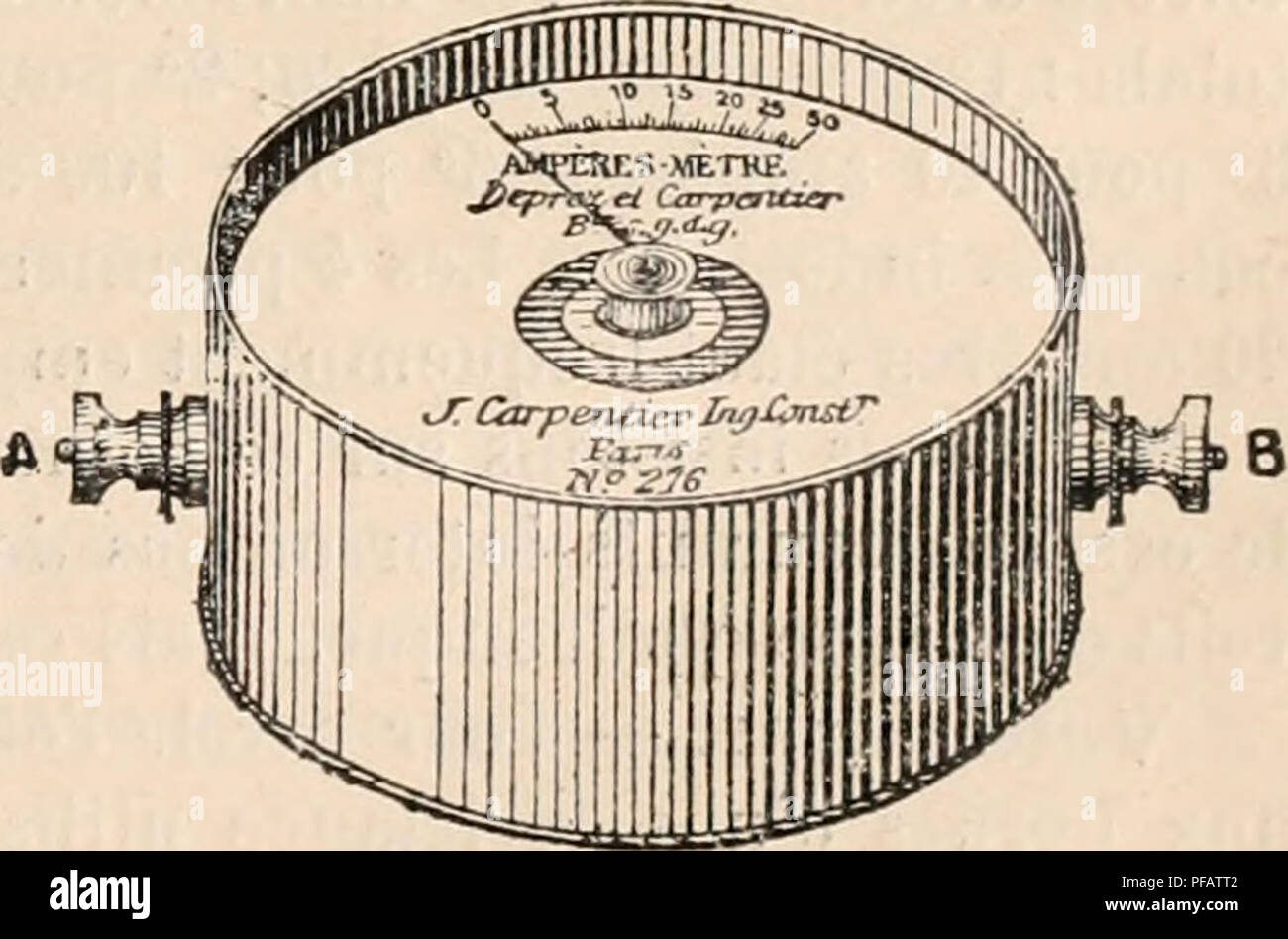 . Wörterbuch de Physiologie. Physiologie. ÃLECTRICITÃ. 285 Nous venons de Einrichtung ¨ galvanomÃ crire Les Tres GalvanomÃ destinÃ©s Ã¨tre balistique. "Tous les Instruments que Nous avons Ã © tudiÃ © s Pro - mettent de mesurer la quantitÃ© d'Ã©lectricitÃ© mise en jeu dans les Einrichtung Gebühren instantanÃ©es. Celles-ci donnent en Effet à l'Aiguille une impulsion Schroff; elles Dekor veloppent donc de la force Vive pour l'aiguille instantanÃ©ment, c'est-À-dire Avant que le Dekor Platzierung ait Pu prendre une valeur sinnvoll. Tout se passe donc comme Si, Après-ski avoir reÃ § u cette Impulsion, l'Ã©quipage partait du Zöllner © ro avec Stockfoto