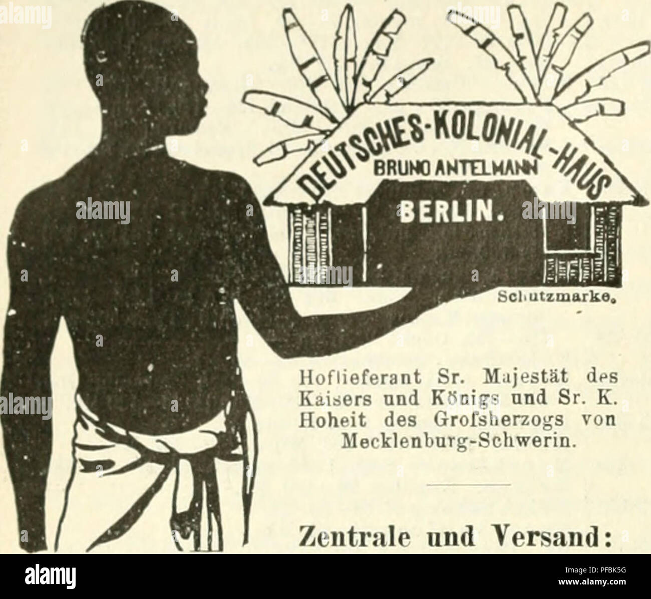 . Der Tropenpflanzer; Zeitschrift fr tropische Landwirtschaft. Tropische Pflanzen, Tropische Nutzpflanzen. 484 -. Hoflieferant Sr. Majestät des Kaisers und Königs und Sr. K. in der Hoheit des Grofsherzogs von Mecklenburg-Schwerin. Zentrale und Versand: Berlin Herr 35, Lützowstrasse 89 90. (Ix. 9079, 9115 u. 59 u 7.&gt;Zweiggeschäfte: I&gt; rcsdeii. Zahnsgasse 8. Leipzig, Tomasring 2. Kassel, HohenzoUernstr. 99. Wiesbaden, Gr. Bnrgstr 13. München, Briennerstr. 7. !} 00 Verkaufsstellen in Deutschland. Nene werdener gesucht. Postpakete von 10 Mk., Balmsendunf^en von 30 Mk. Ümaß porto- oder frachtfrei innerhall) p^anz,Deuts Stockfoto