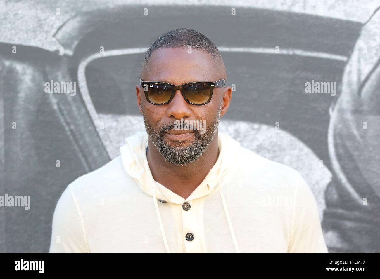 London, Großbritannien. 21 August, 2018. Idris Elba, yardie-UK Premiere, BFI Southbank, London, UK, 21. August 2018, Foto von Richard Goldschmidt/Alamy leben Nachrichten Stockfoto