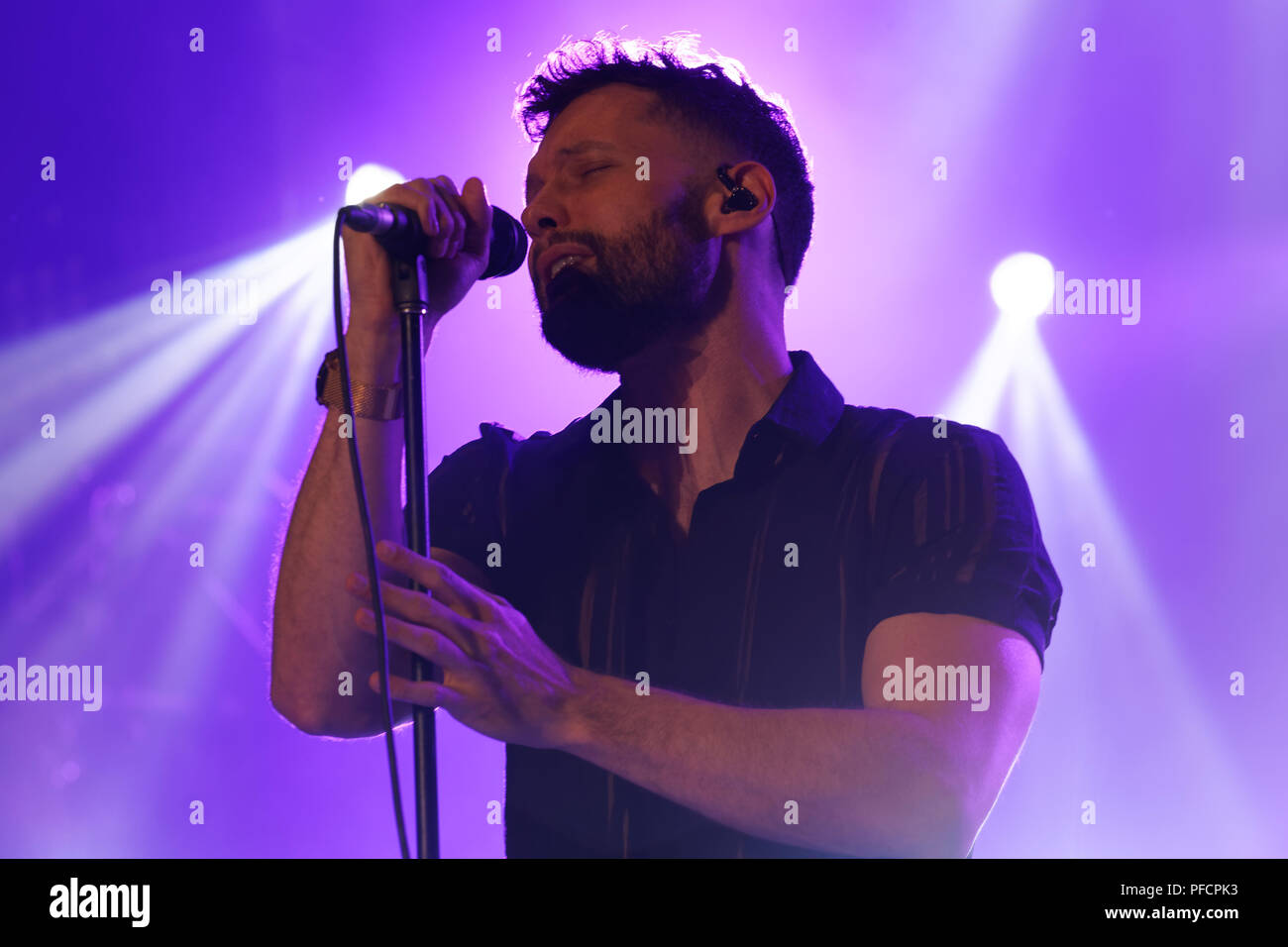 Quebec, Kanada. Calum Scott Konzert in Montreal. Stockfoto