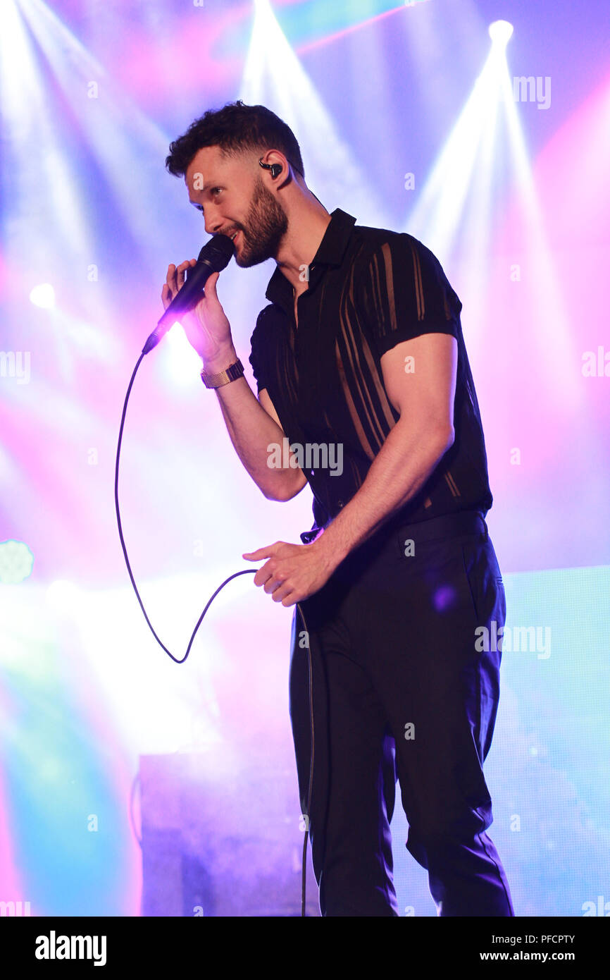 Quebec, Kanada. Calum Scott Konzert in Montreal. Stockfoto