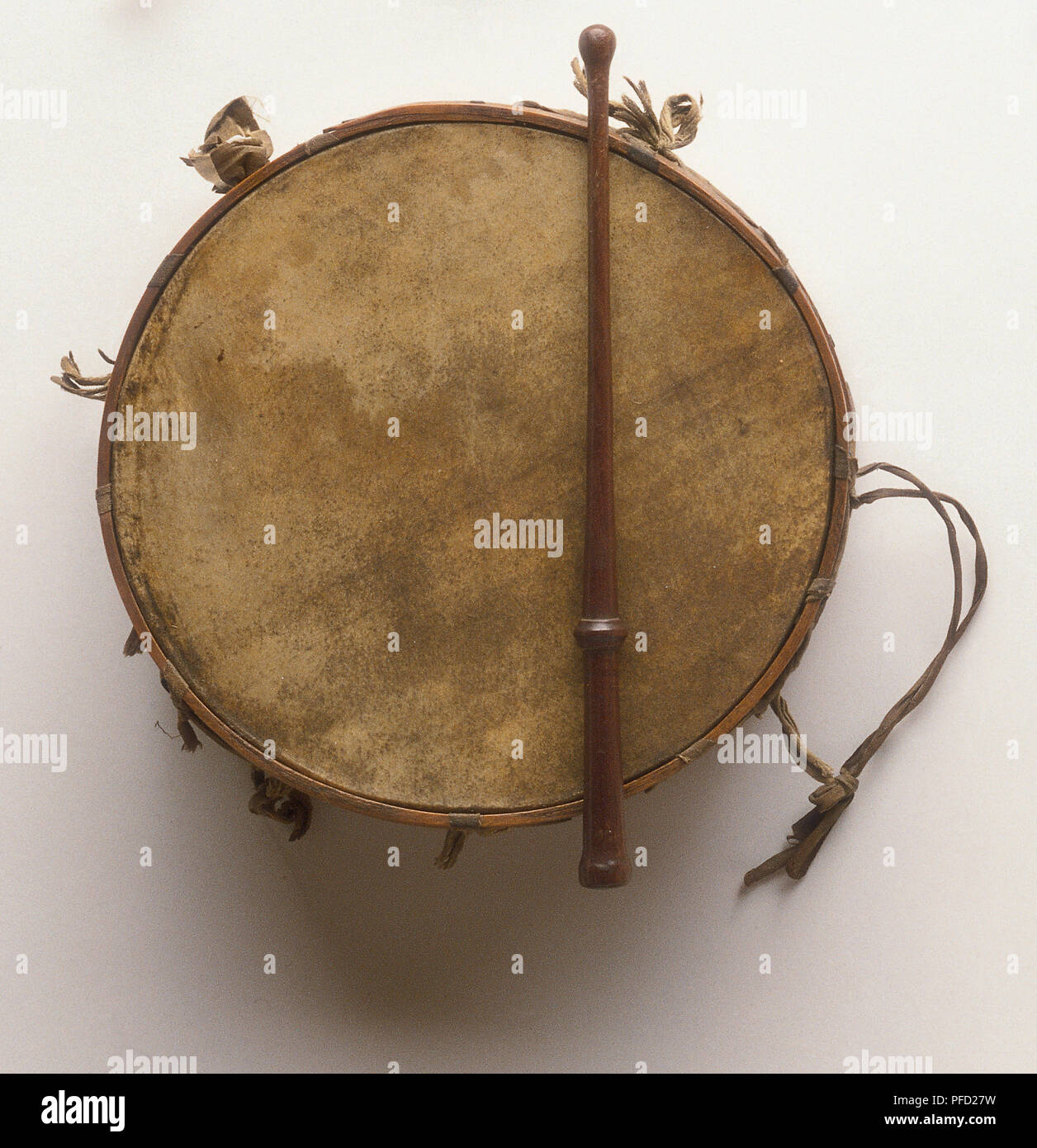 Tabor, gemeinsame Drum im mittelalterlichen Europa Stockfoto