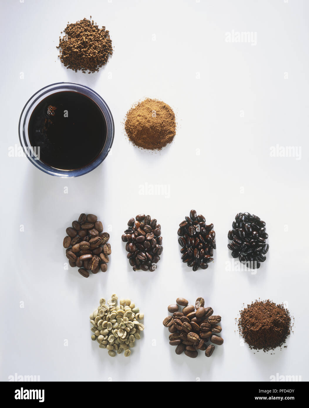 Kaffee Essenz in eine Schüssel, Instant Kaffee instant Kaffee Pulver