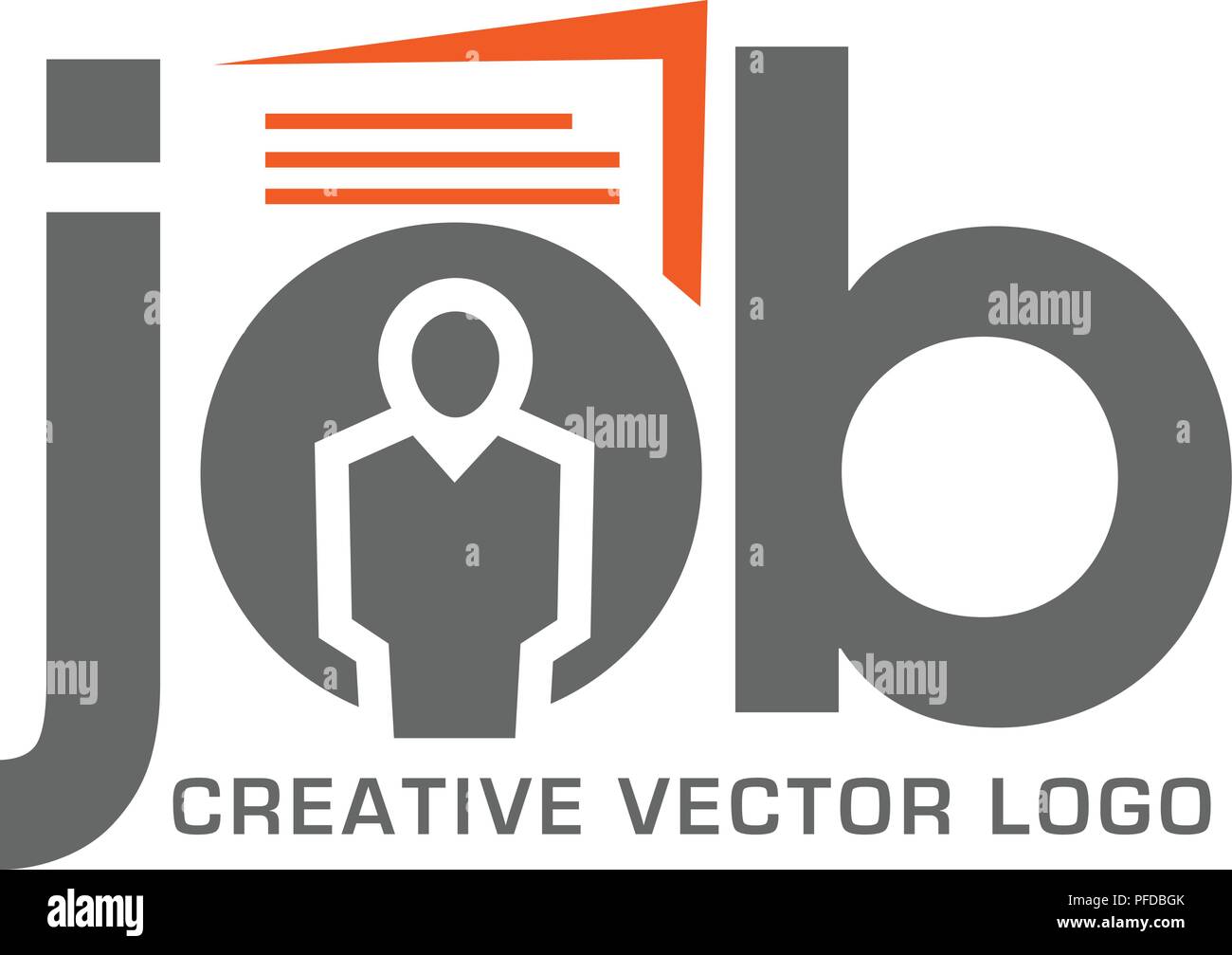 Job Suche Logo für Anwendung. Vorstellungsgespräch und Jagd Karriere und Job Vektor-illustration Sucher fortsetzen Stock Vektor