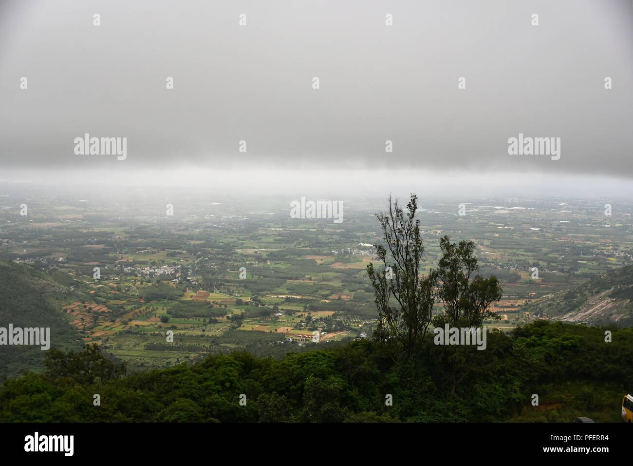 Nandi Hills, Karnataka, Indien Stockfoto