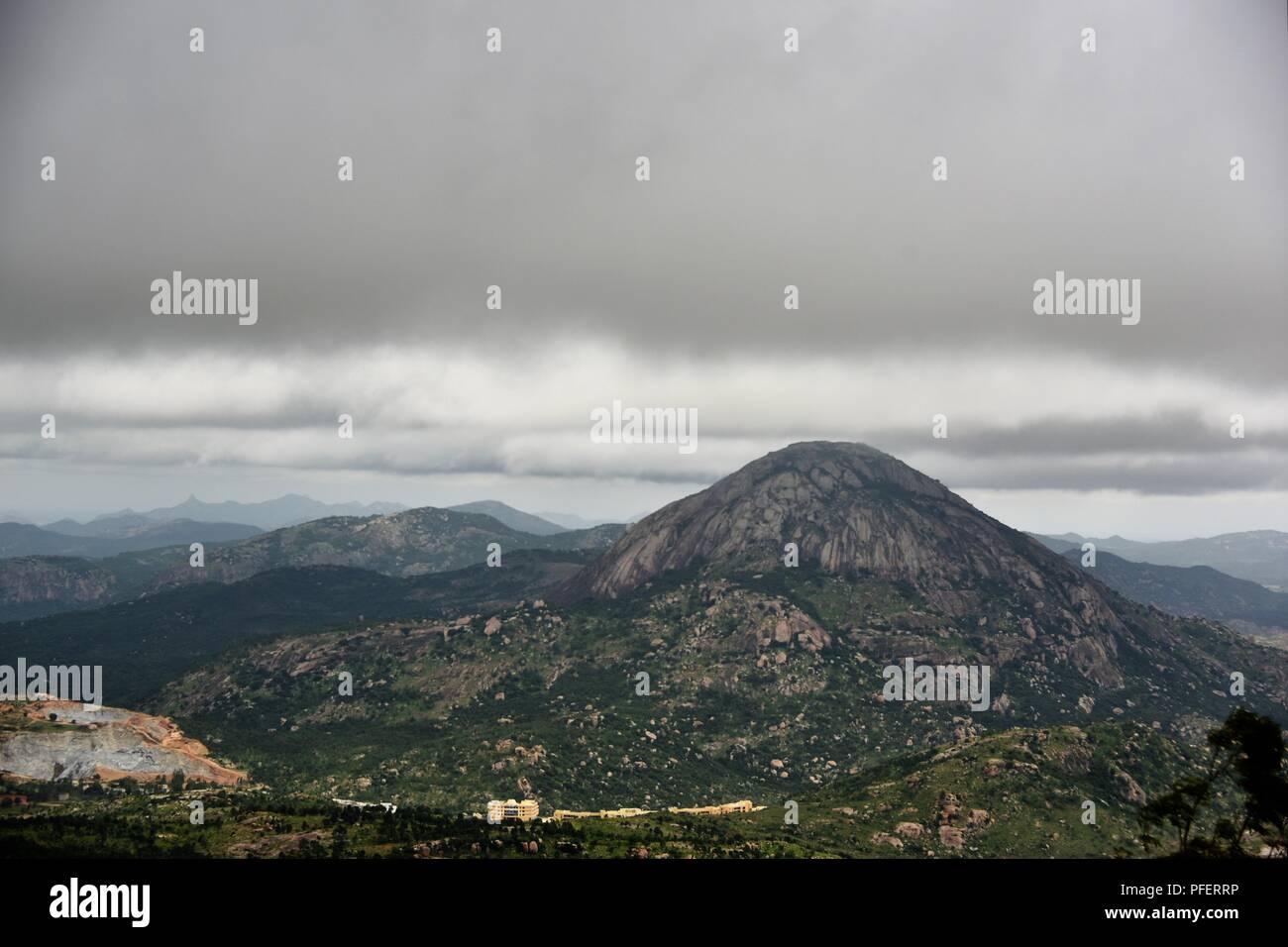 Nandi Hills, Karnataka, Indien Stockfoto