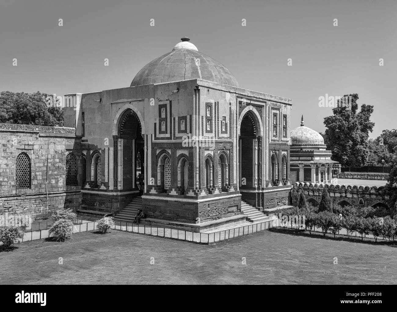 New Delhi, Indien - 20. September 2014 eine Ansicht von Alai Darwaza Stockfoto