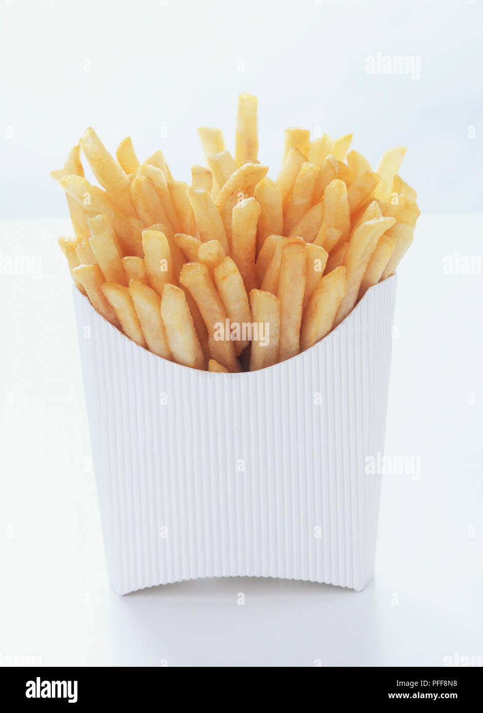 Box von Chips Stockfoto