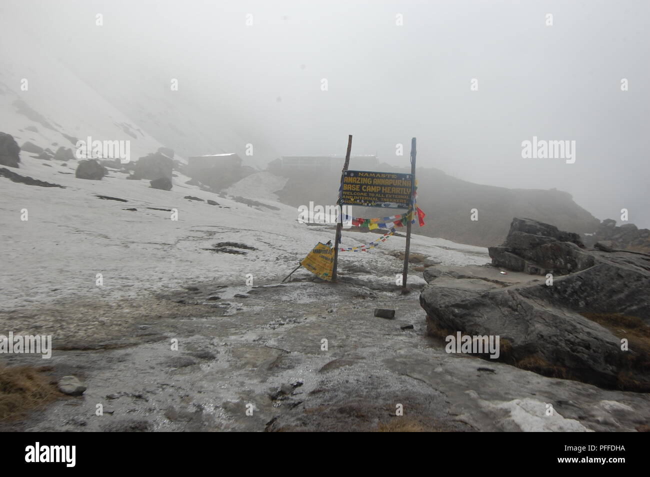 Annapurna Base Camp Trek, Nepal Stockfoto