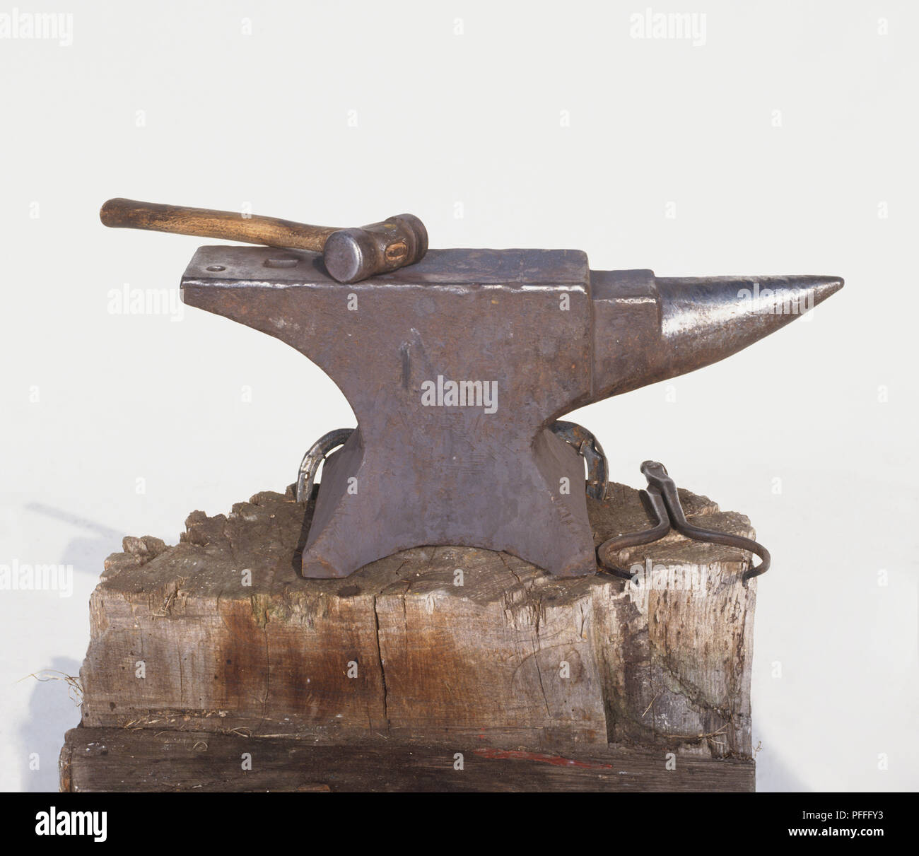 Hammer und Amboss Stockfoto