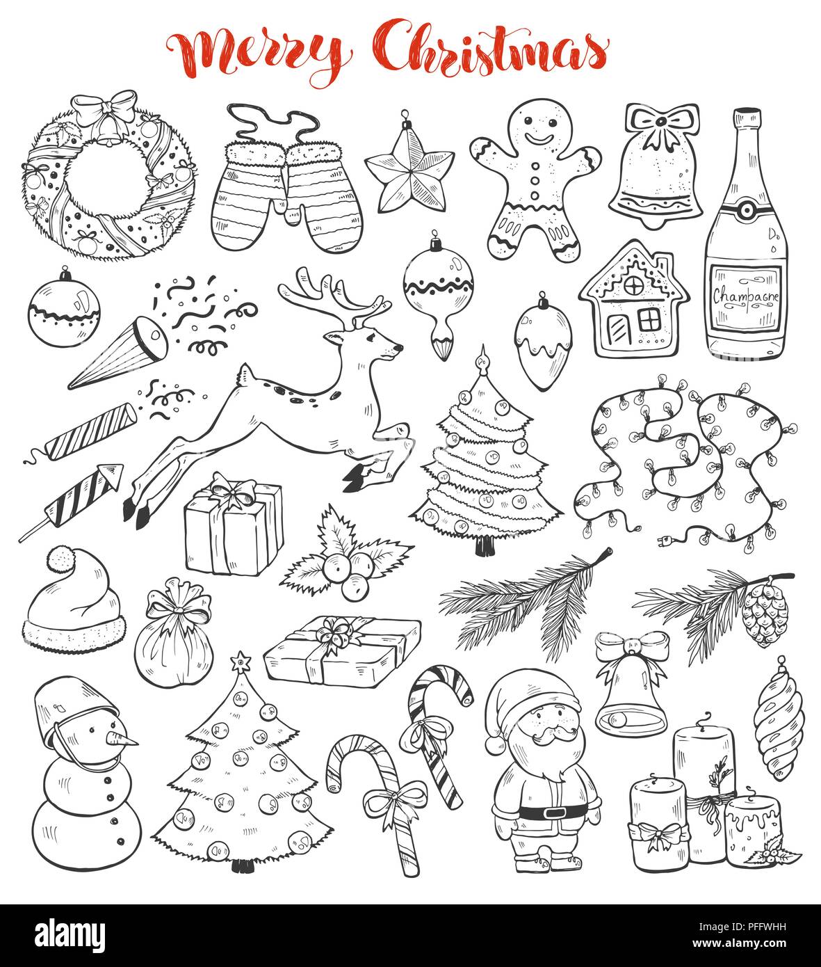 28+ Bilder weihnachten gezeichnet farbig