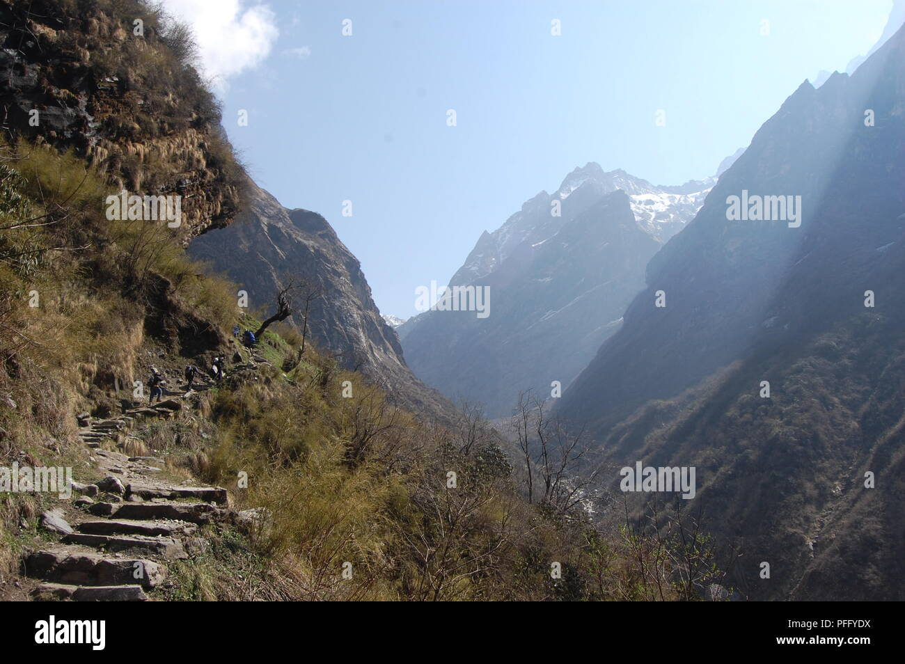 Annapurna Base Camp Trek, Nepal Stockfoto