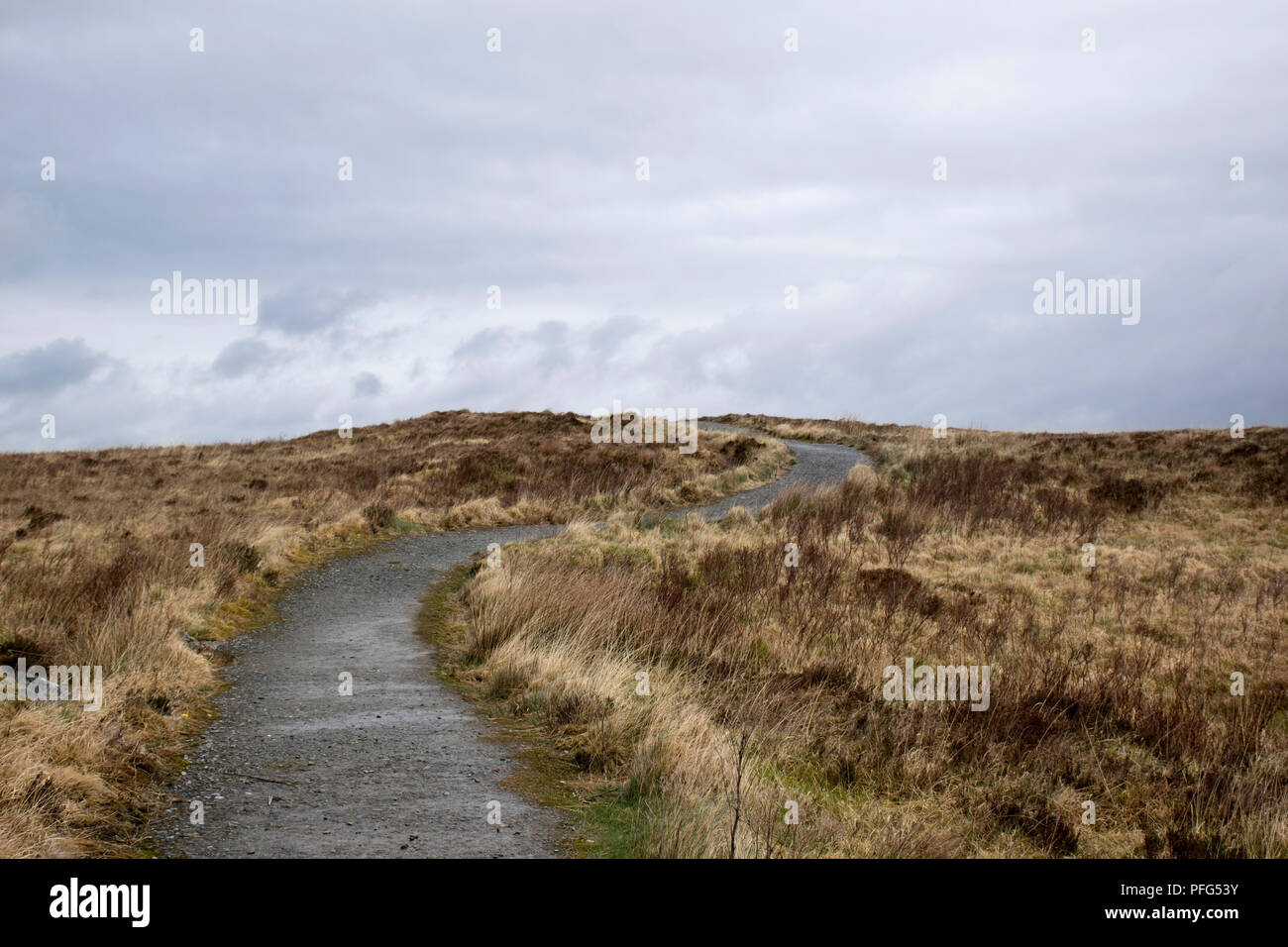 Landschaftsfotografie im Nationalpark Glenveagh in Donegal Irland Stockfoto