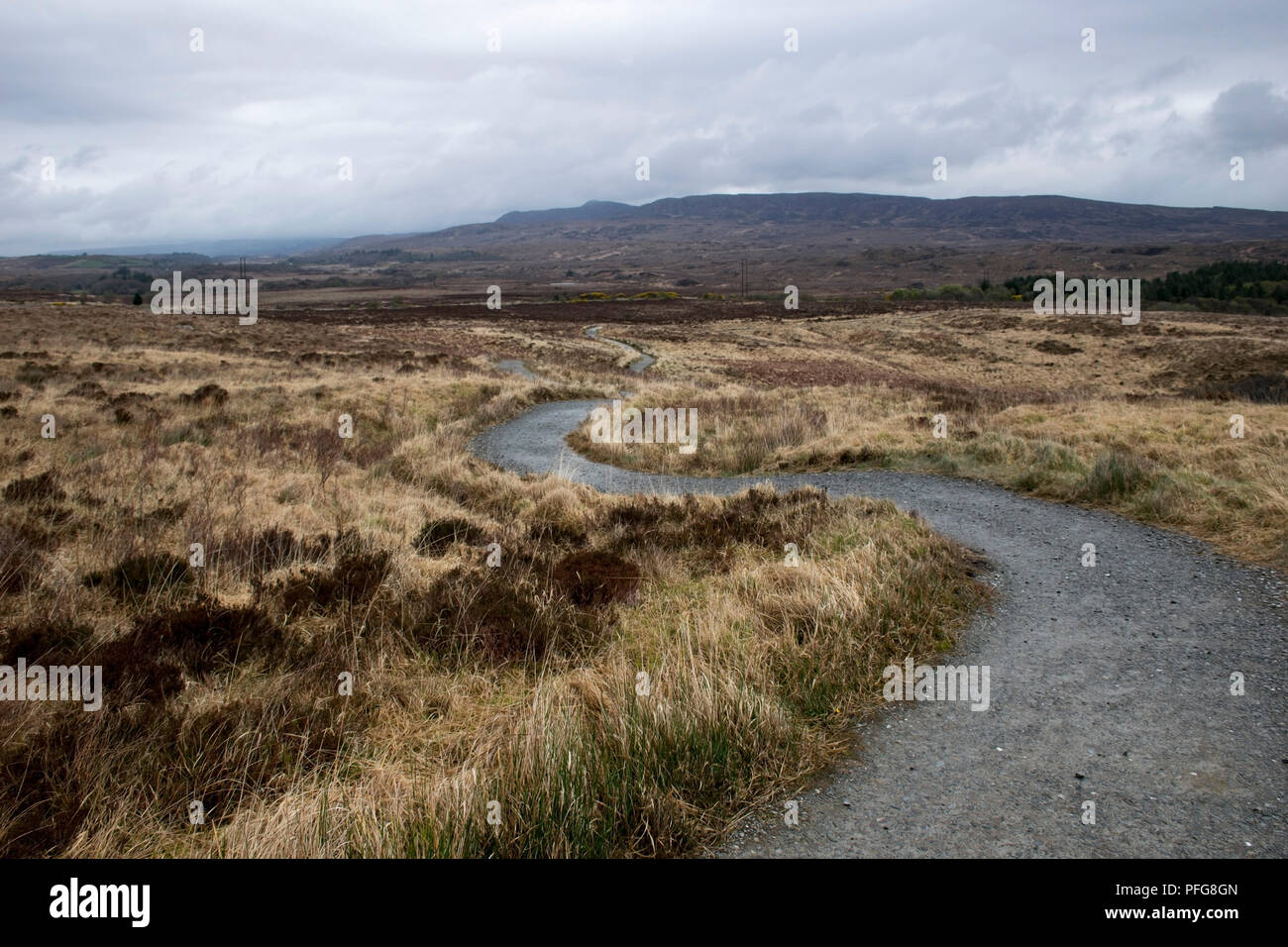 Landschaftsfotografie im Nationalpark Glenveagh in Donegal Irland Stockfoto