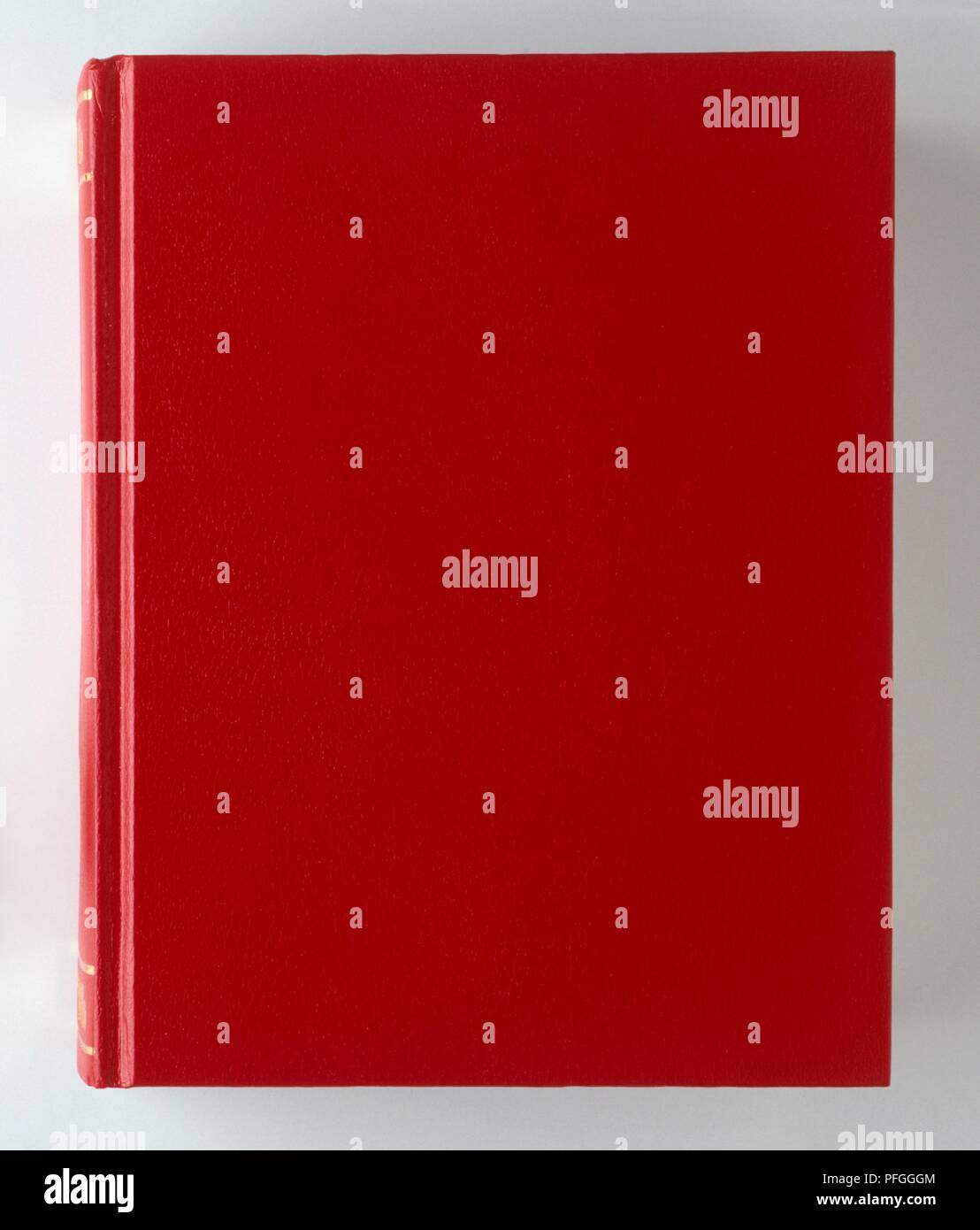 Hardcover Buch mit leuchtend roten Abdeckung Stockfoto