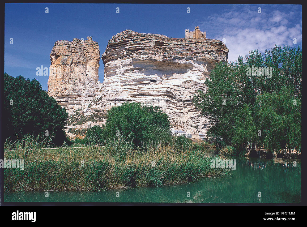 Kreidefelsen. Stockfoto