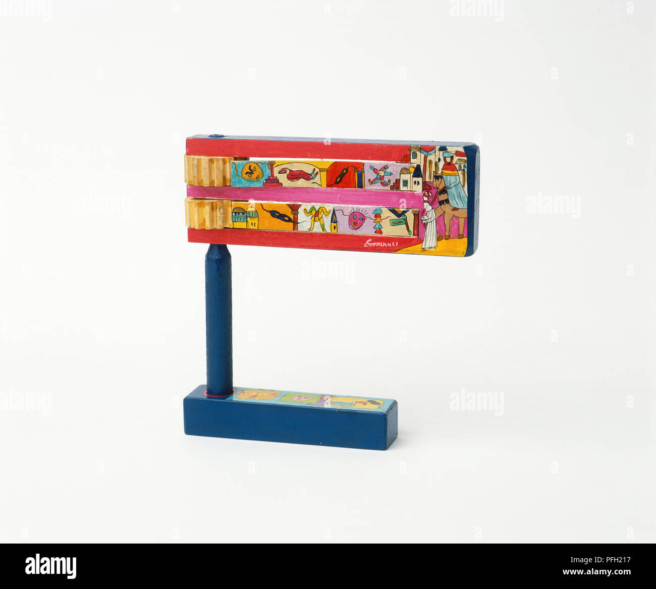 Gregger rattle Stockfoto