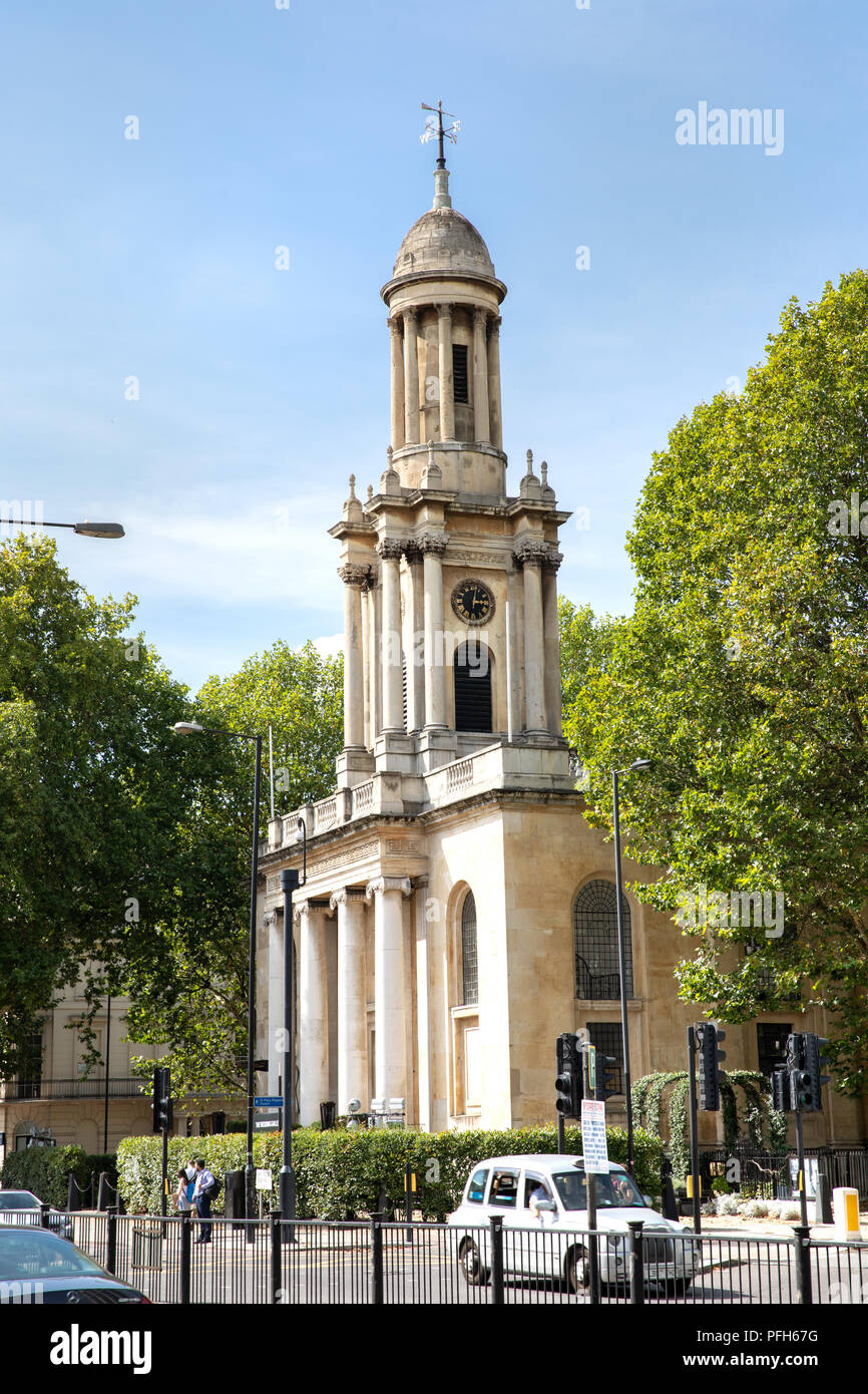 Kirche der Heiligen Dreifaltigkeit, Marylebone, London Stockfoto