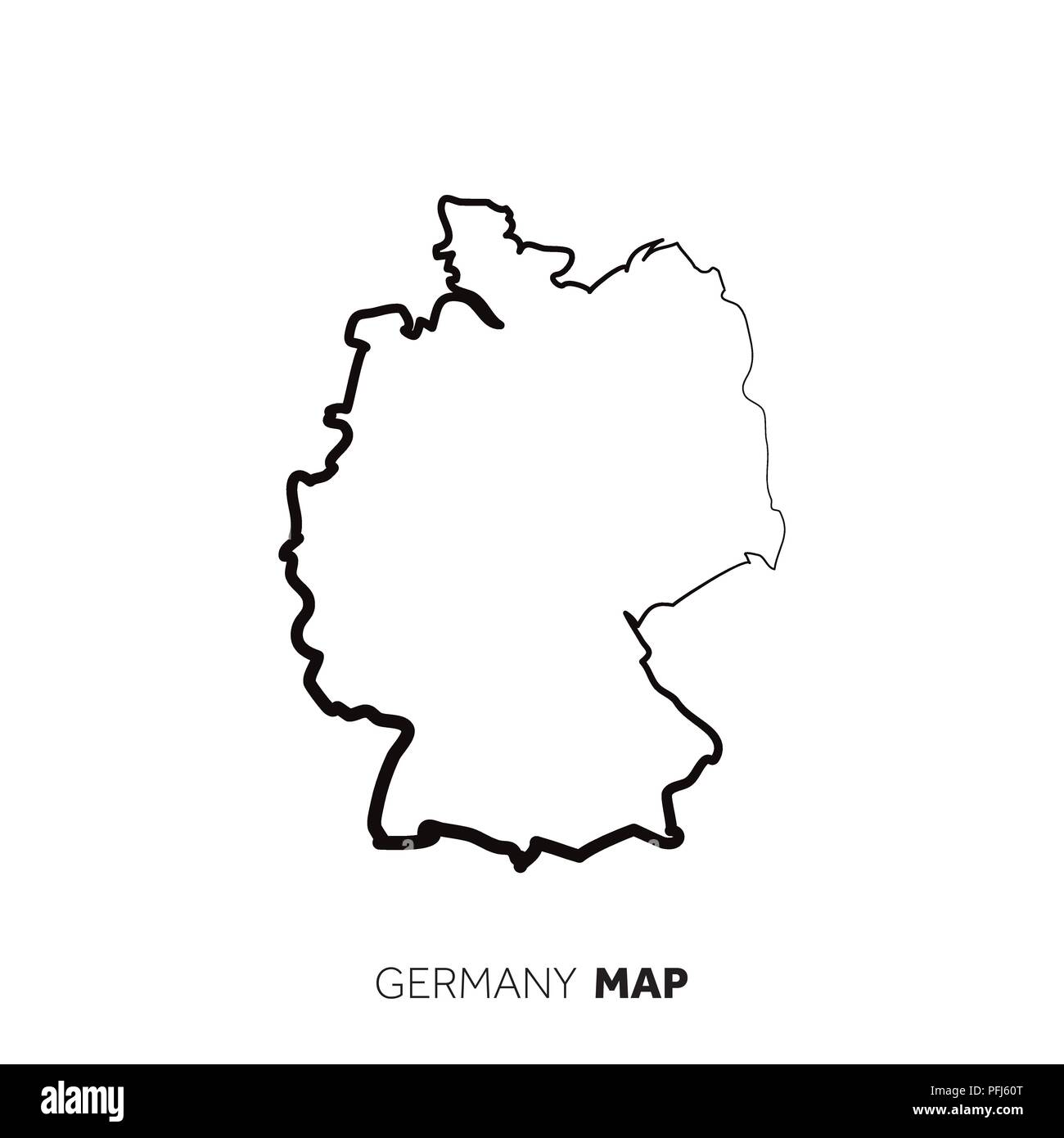 Deutschland karte linien E
