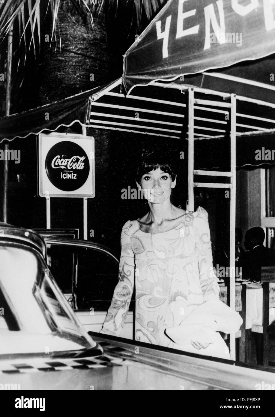 Audrey Hepburn, Istanbul, 1968 Stockfoto
