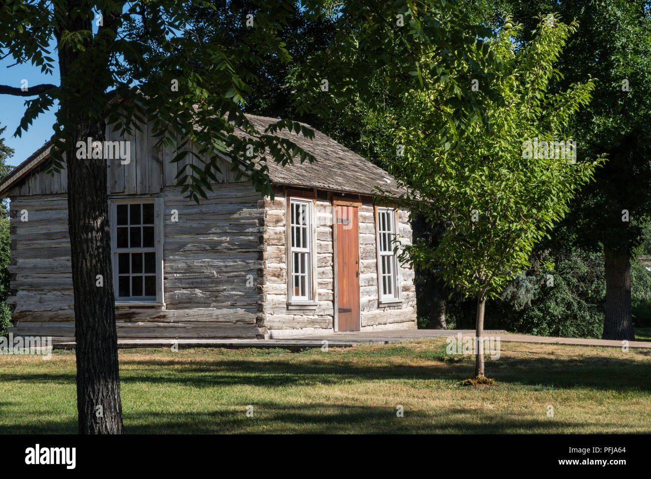 Gibson Park ist ein öffentlicher Garten in Great Falls, Montana, USA Stockfoto