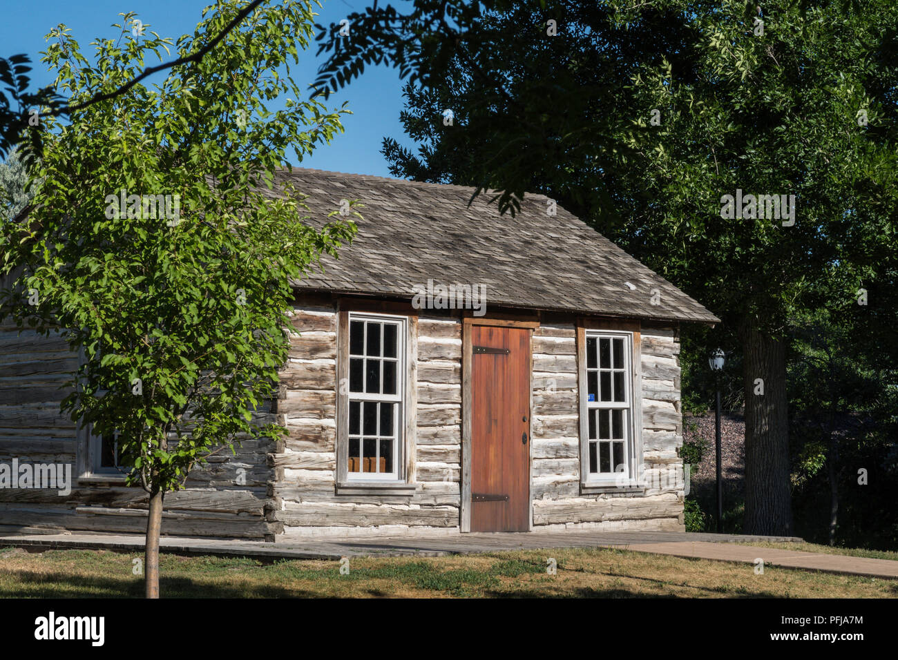 Gibson Park ist ein öffentlicher Garten in Great Falls, Montana, USA Stockfoto